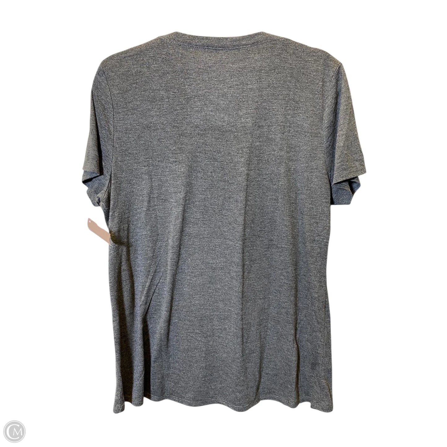 Top Short Sleeve By Modern Lux In Grey, Size: Xxl