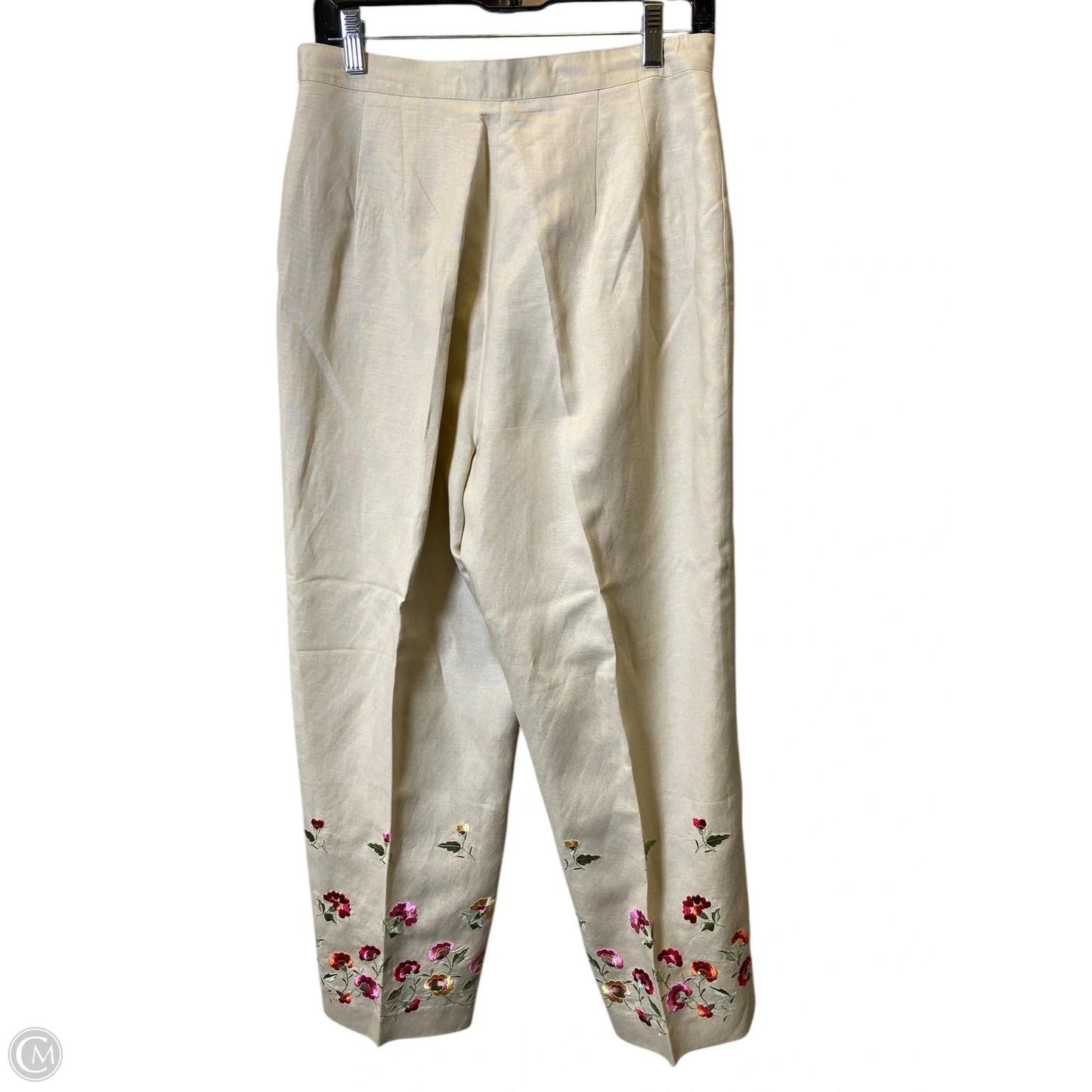 Pants Cropped By Larry Levine In Beige, Size: 10