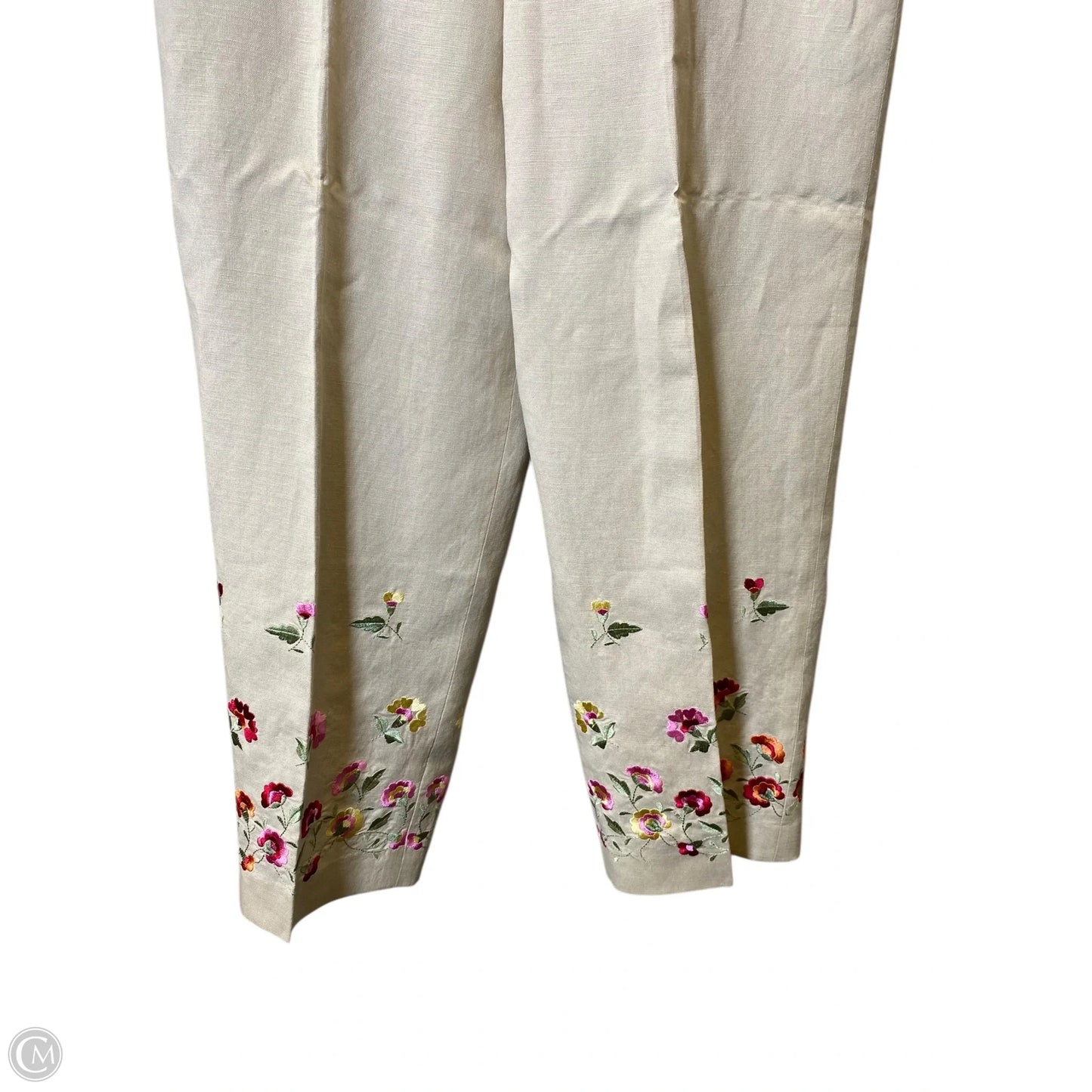 Pants Cropped By Larry Levine In Beige, Size: 10
