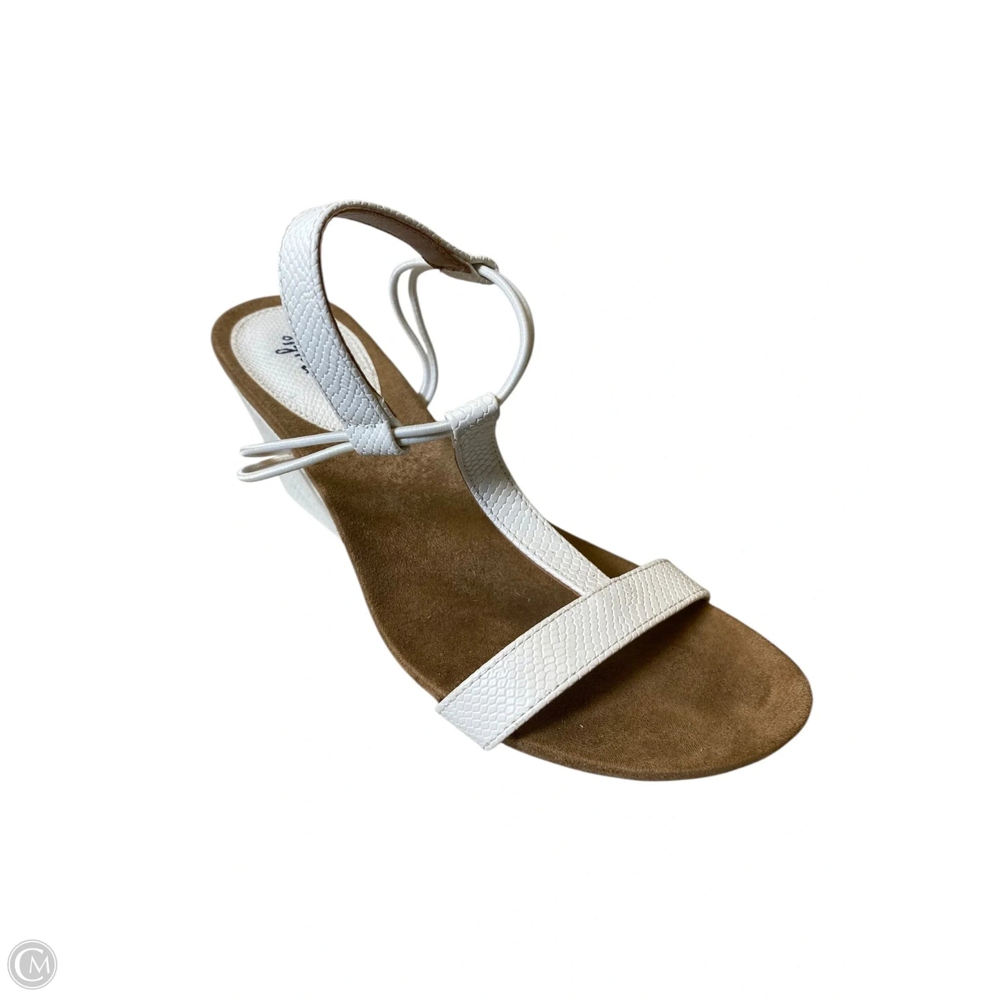 Sandals Heels Wedge By Style And Company In White, Size: 8
