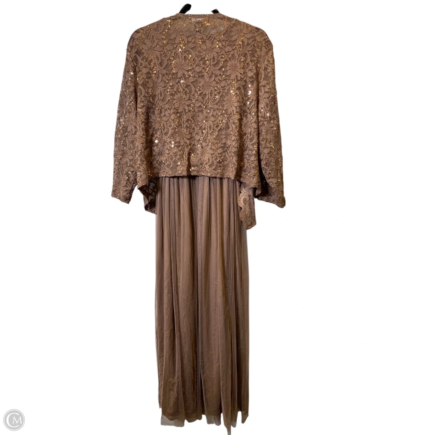 Dress Set 2pc By Clothes Mentor In Brown, Size: 2x
