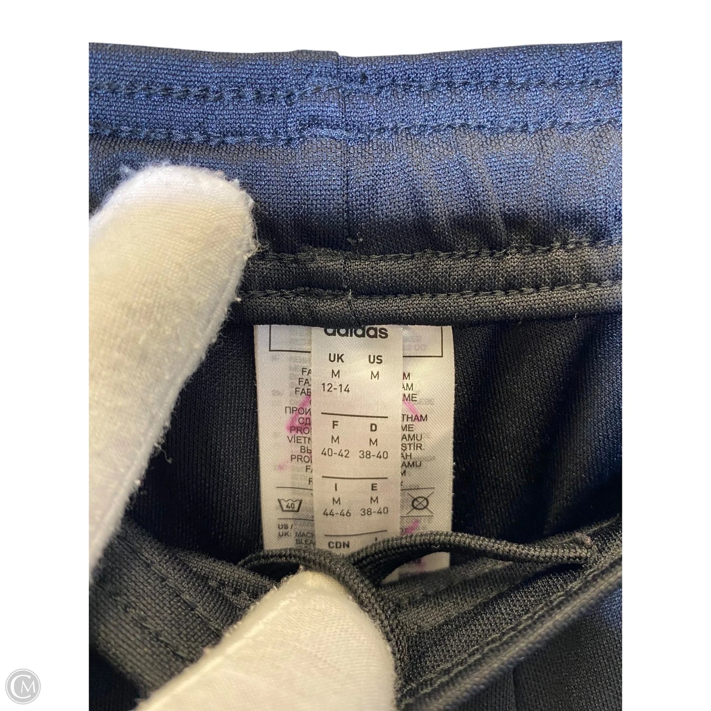 Athletic Pants By Adidas In Black, Size: M