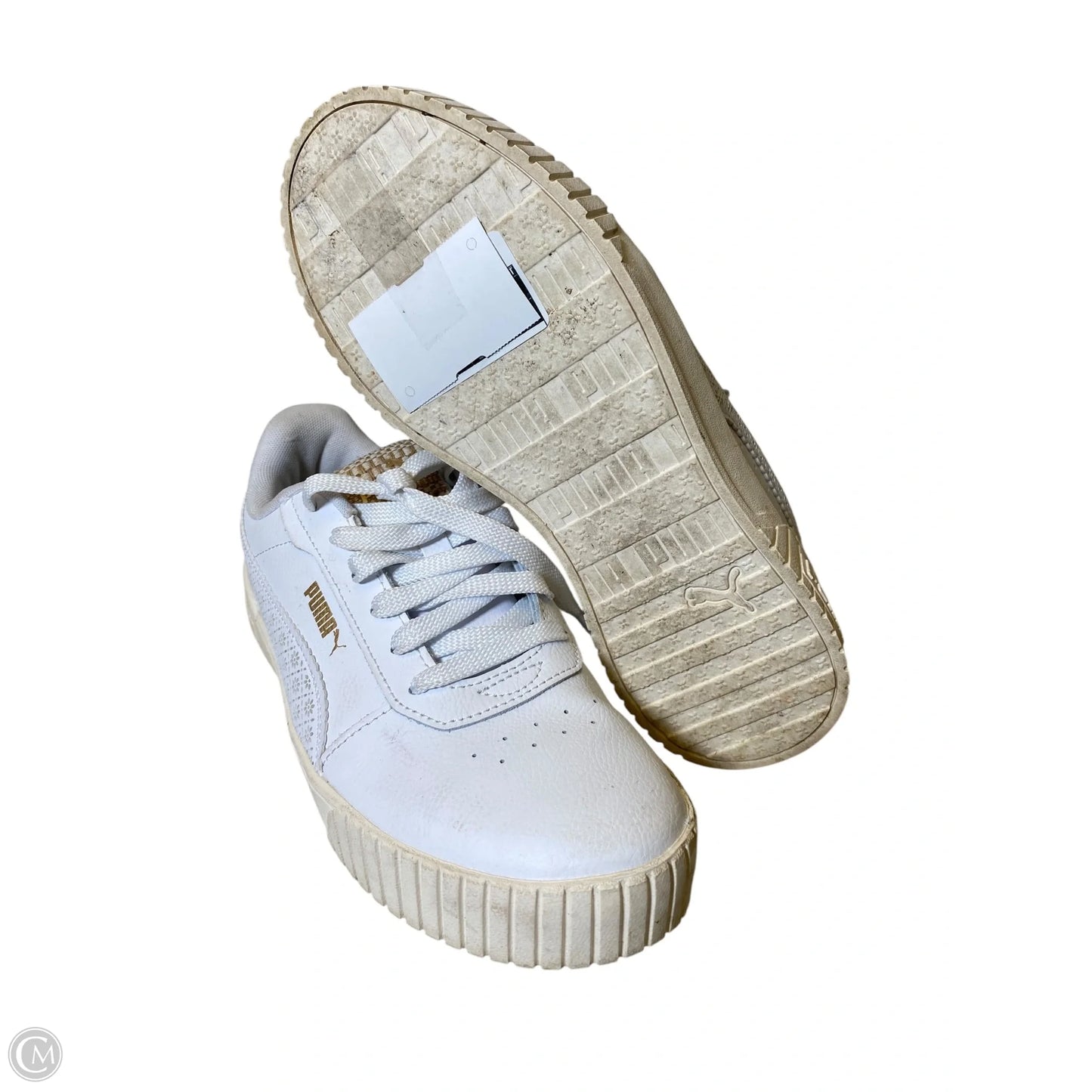 Shoes Athletic By Puma In White, Size: 8