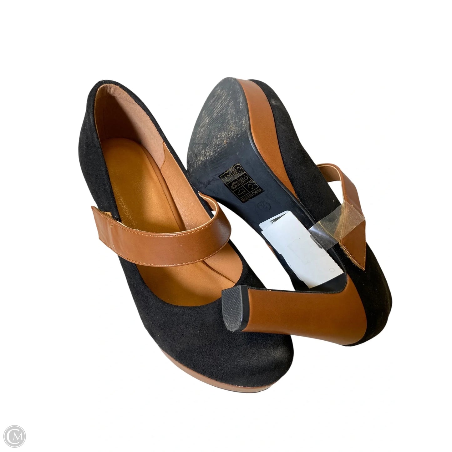 Shoes Heels Stiletto By Clothes Mentor In Black & Brown, Size: 8