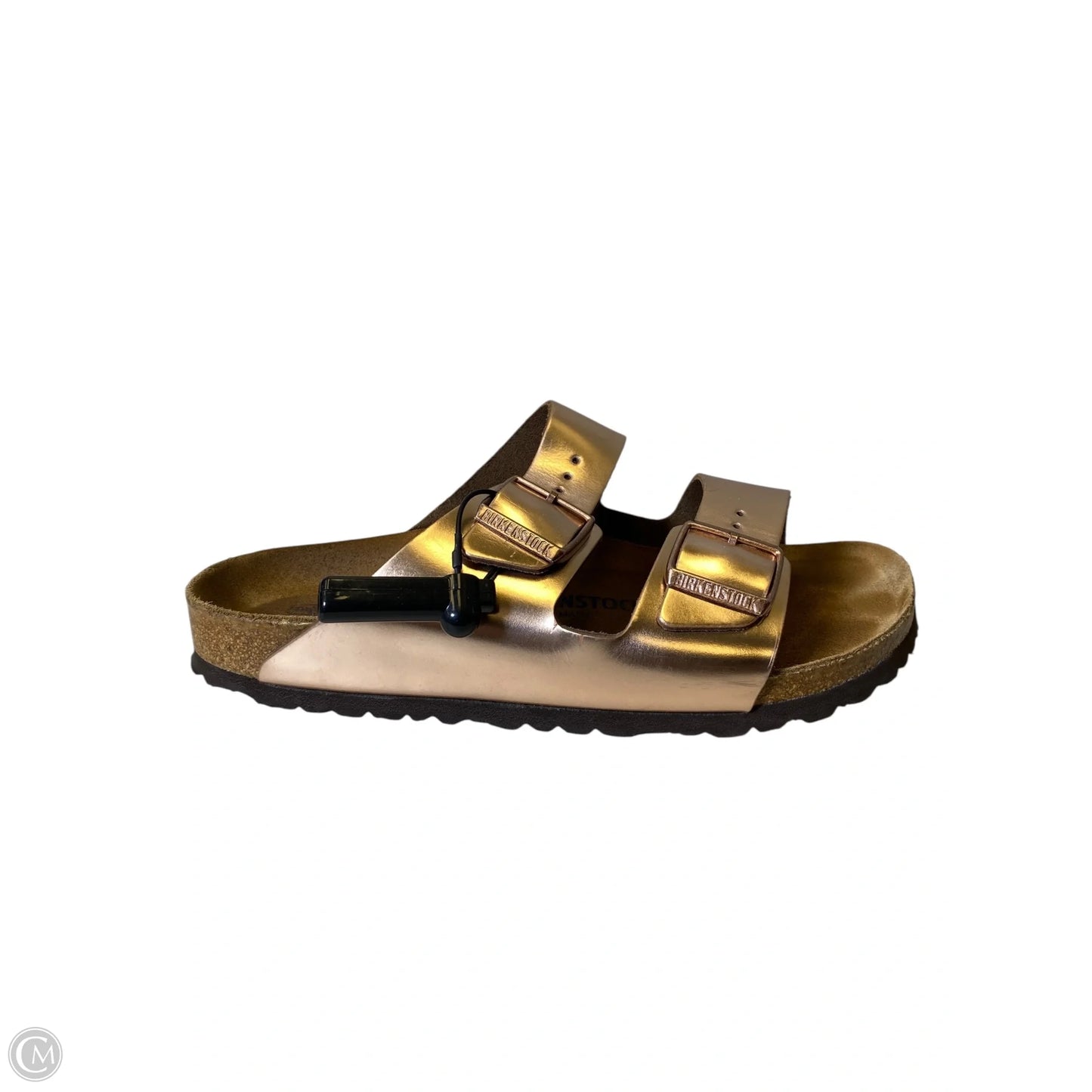 Sandals Flats By Birkenstock In Bronze, Size: 41