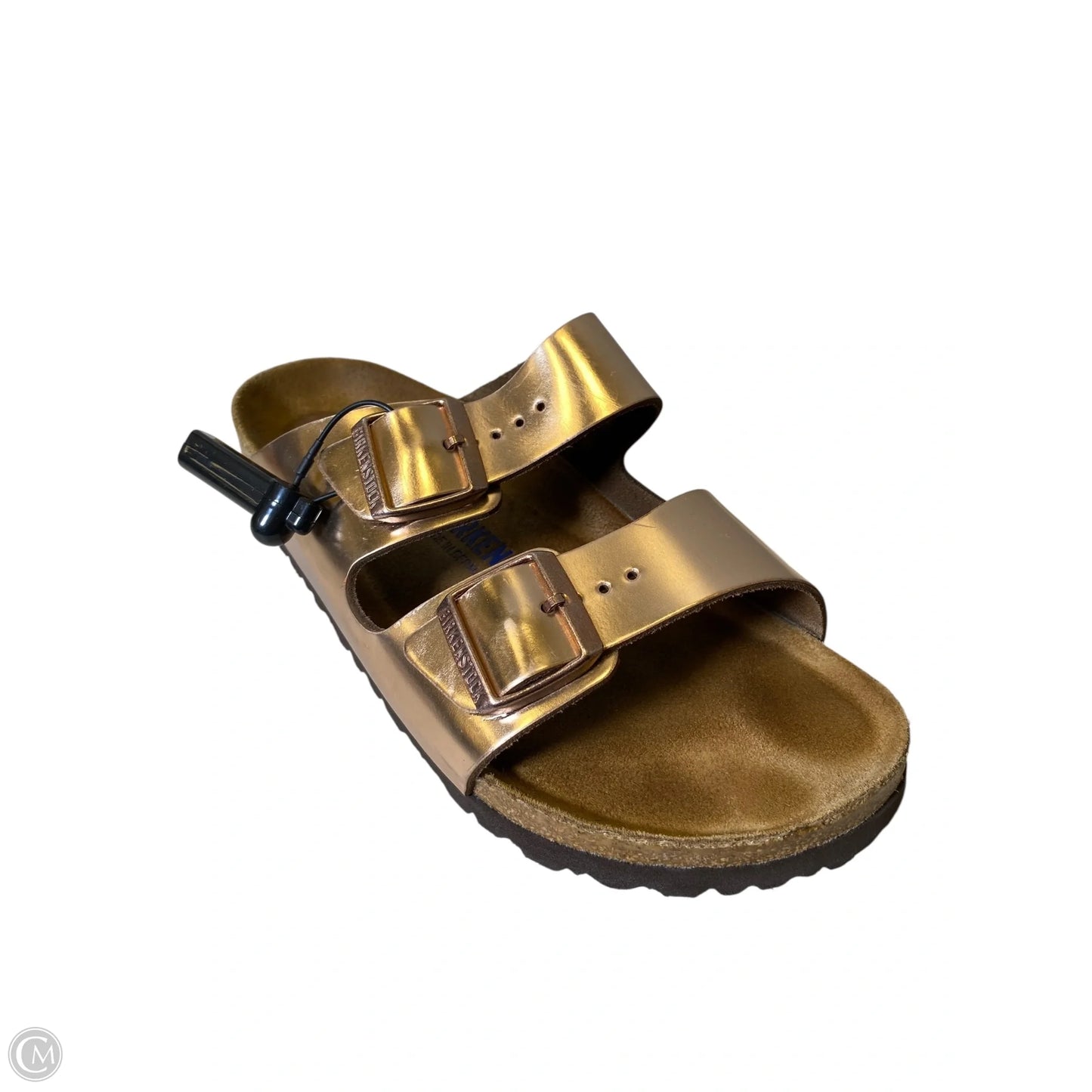 Sandals Flats By Birkenstock In Bronze, Size: 41
