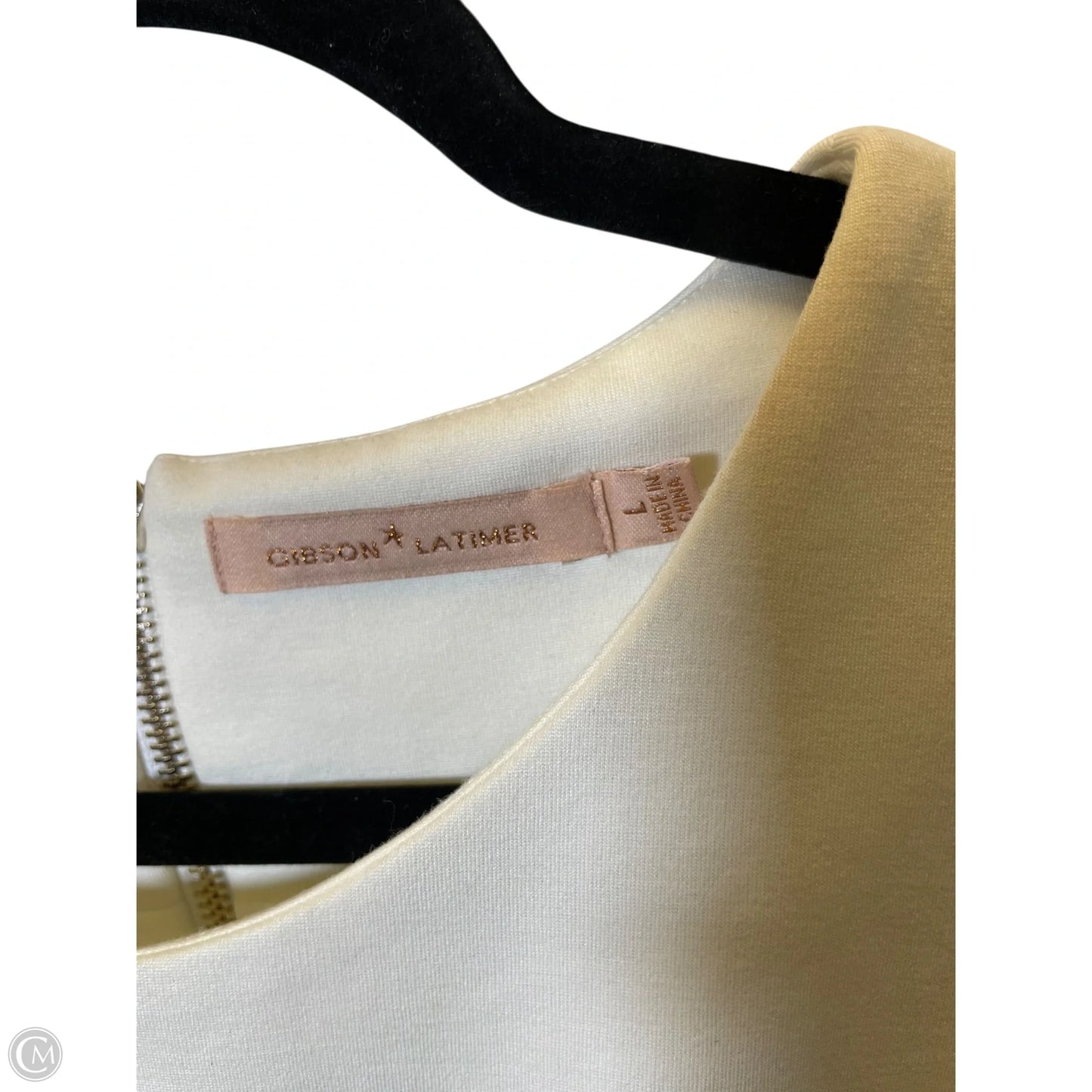 Dress Casual Short By Gibson And Latimer In Black & Cream, Size: L