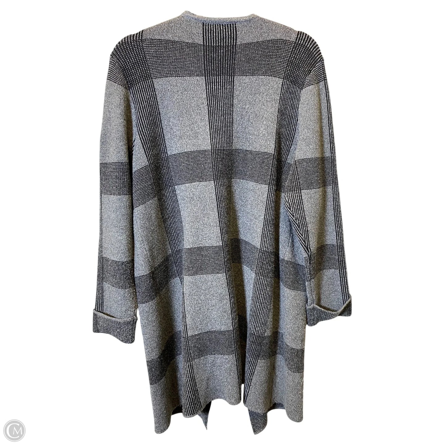 Cardigan By Apt 9 In Checkered Pattern, Size: Xl