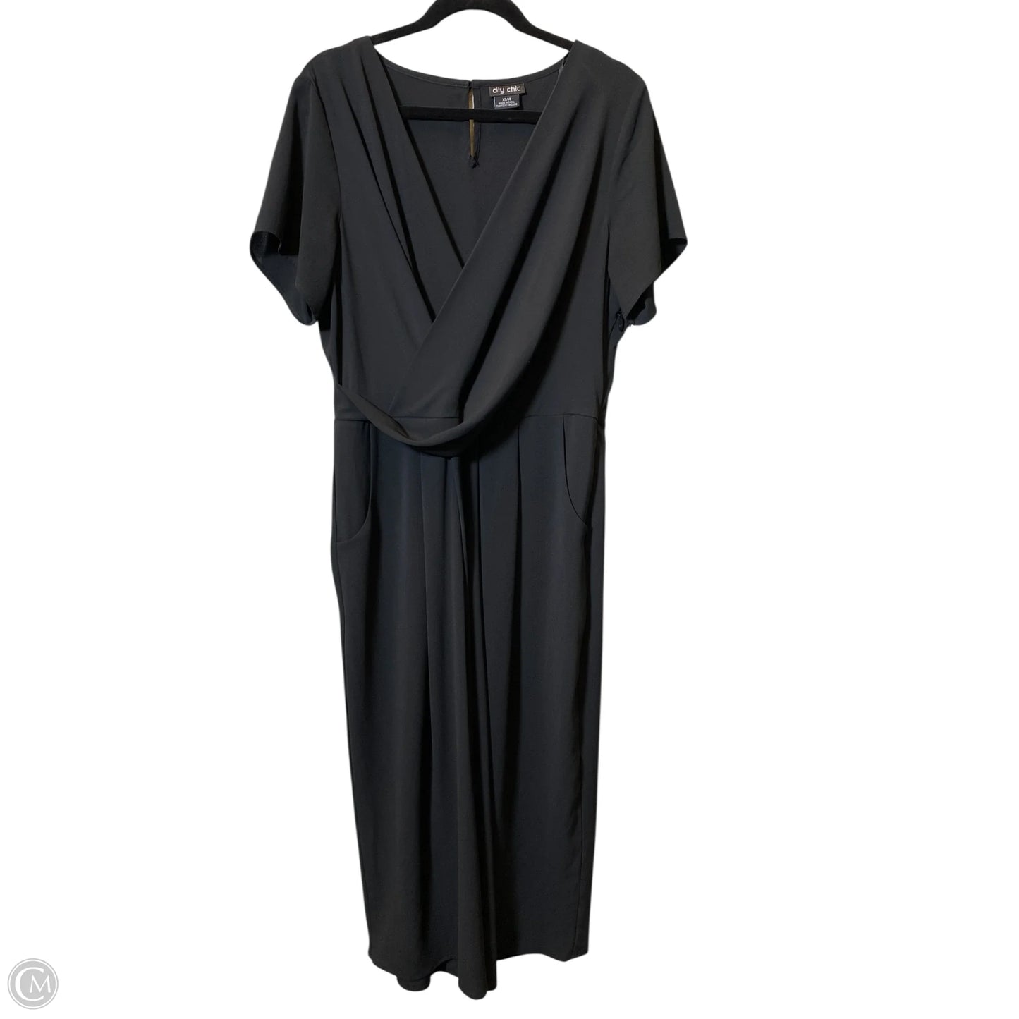 Jumpsuit By City Chic In Black, Size: 14