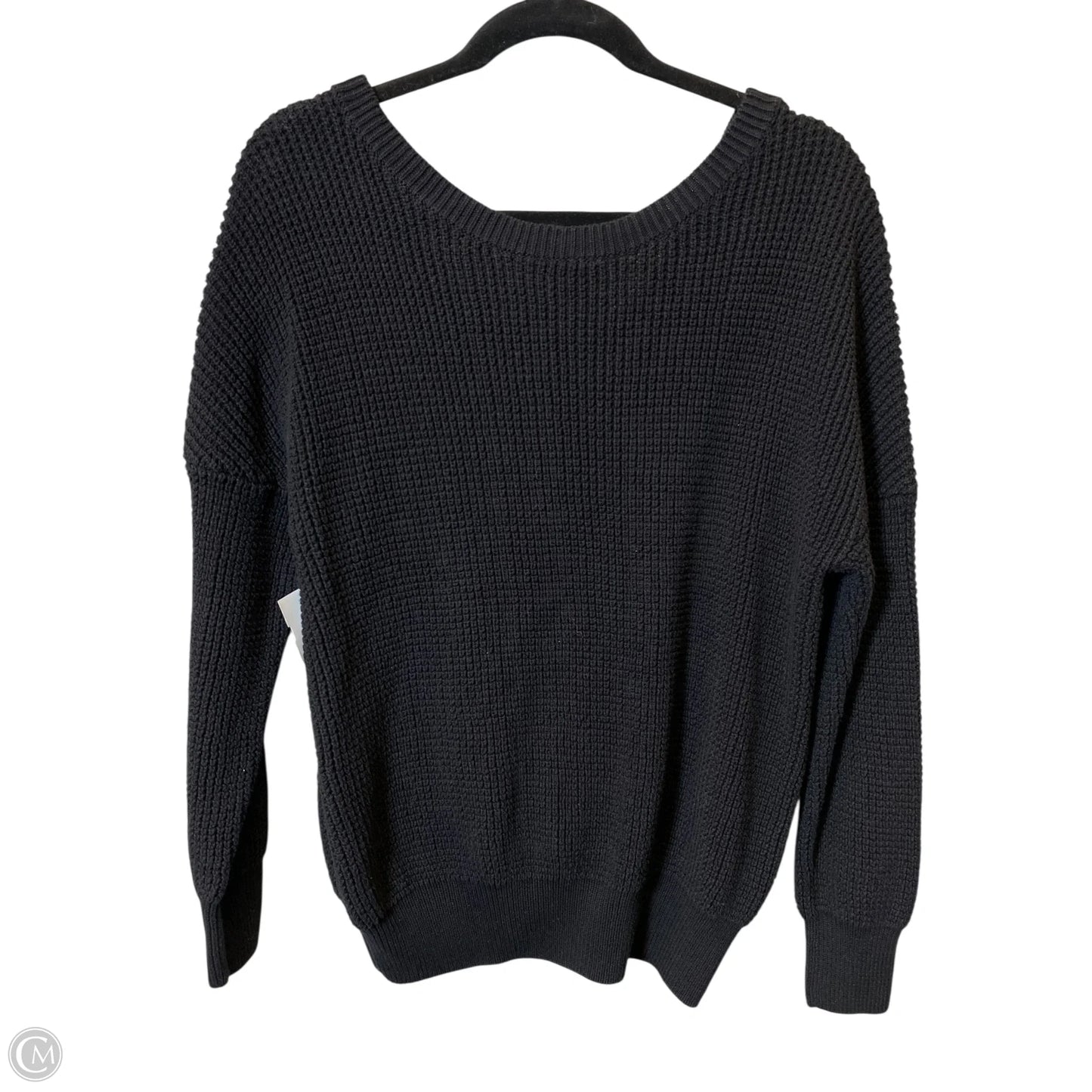 Sweater By Clothes Mentor In Black, Size: L