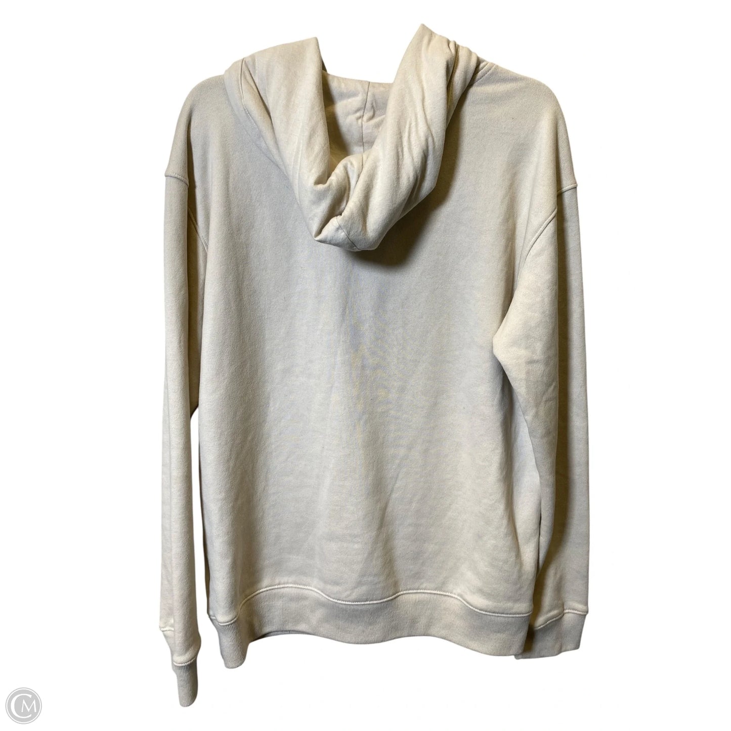 Athletic Sweatshirt Hoodie By Abercrombie And Fitch In Tan, Size: M