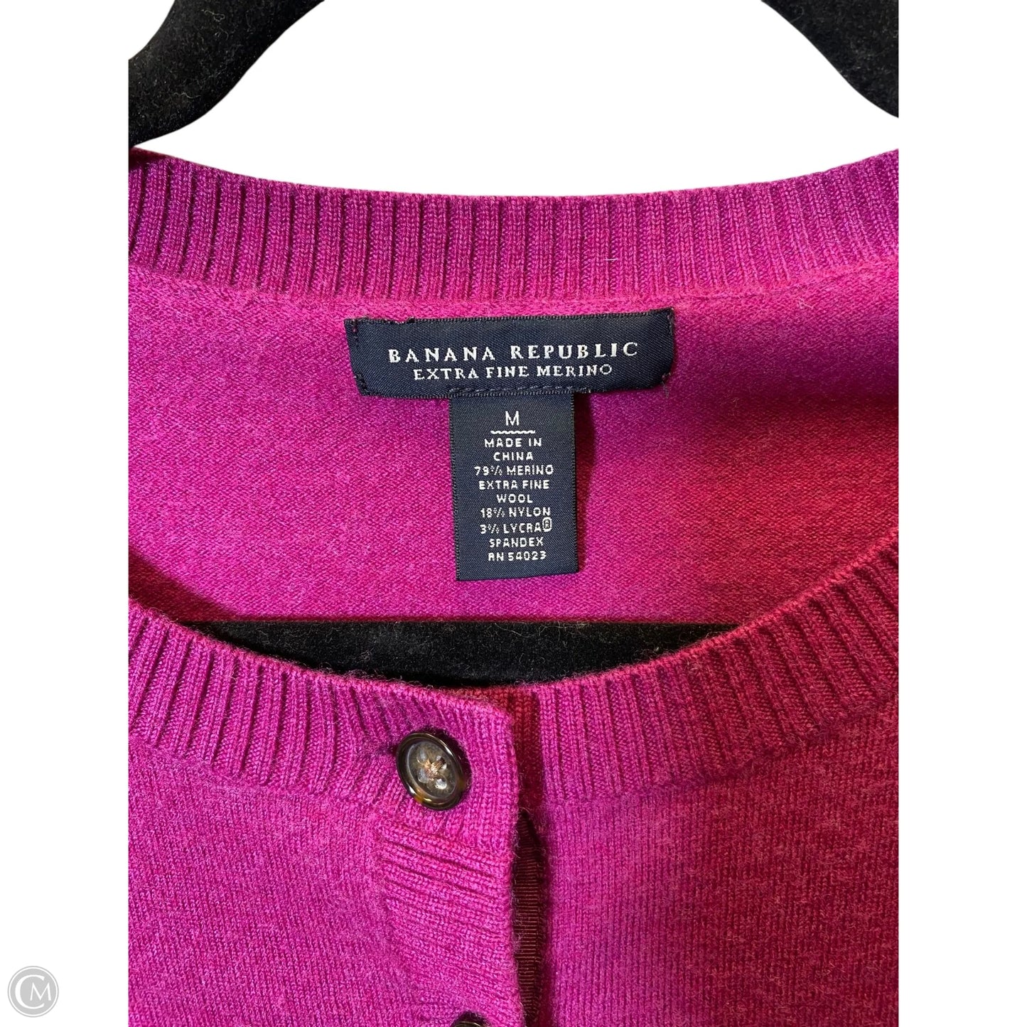 Cardigan By Banana Republic In Purple, Size: M
