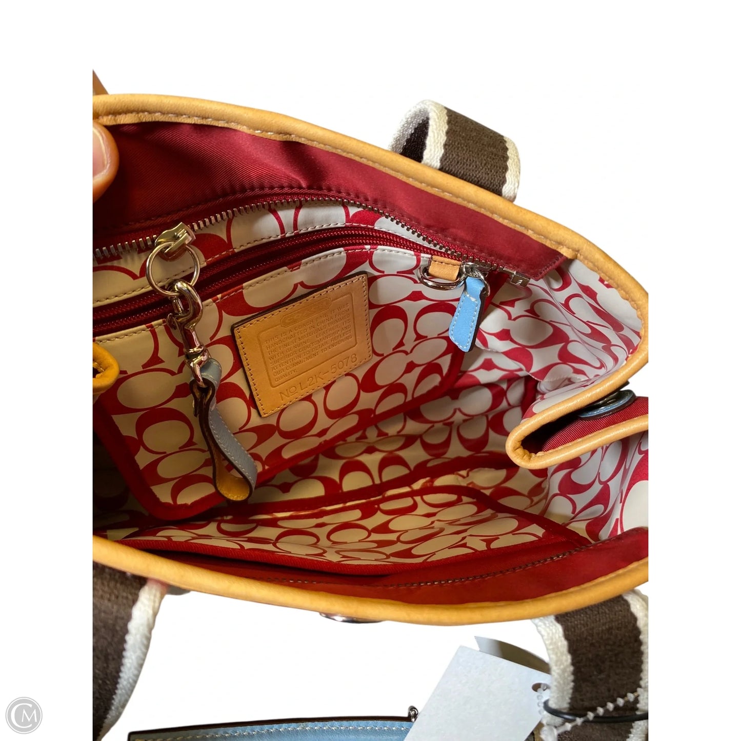 Handbag Designer By Coach, Size: Medium