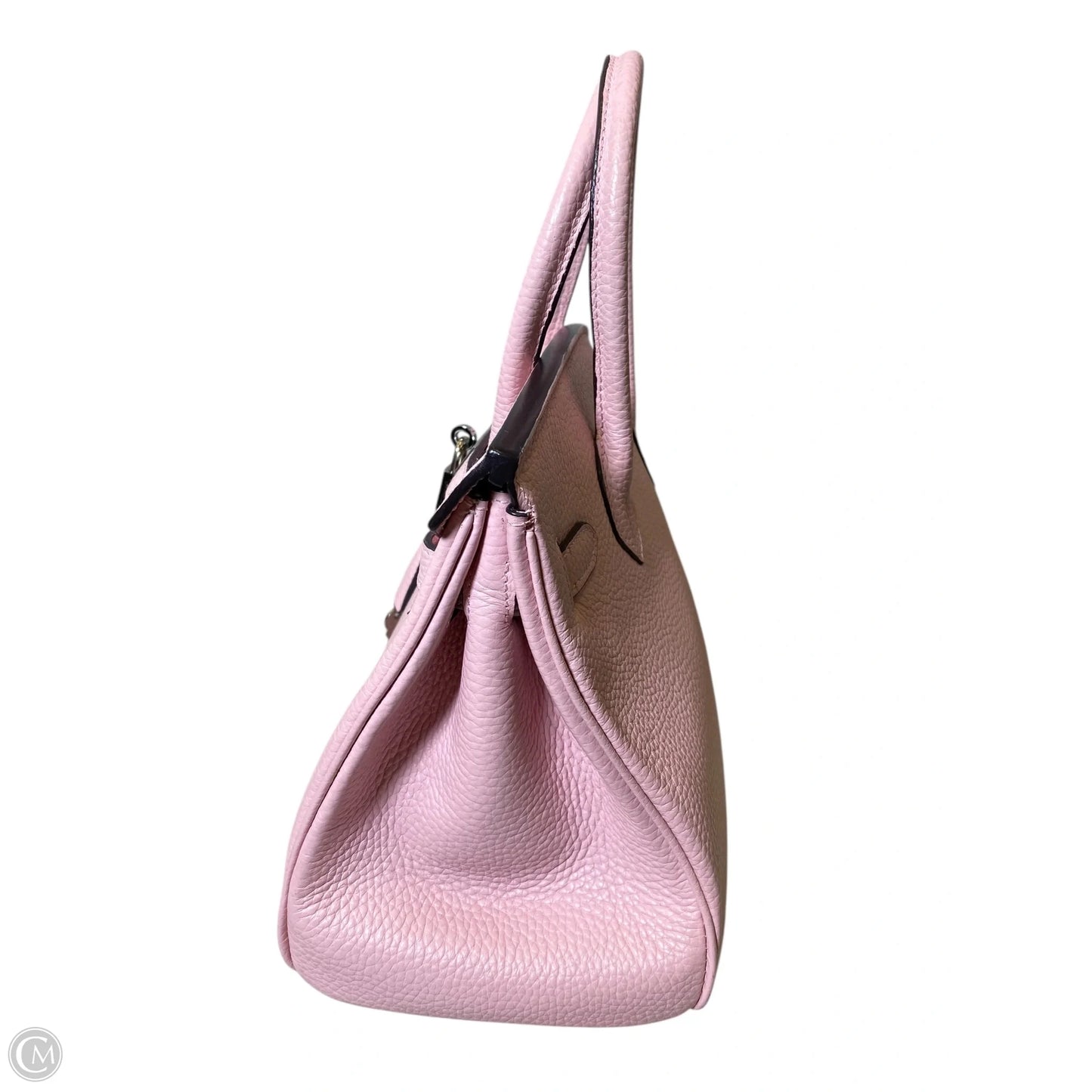 Handbag Genuine Leather By Clothes Mentor, Size: Medium