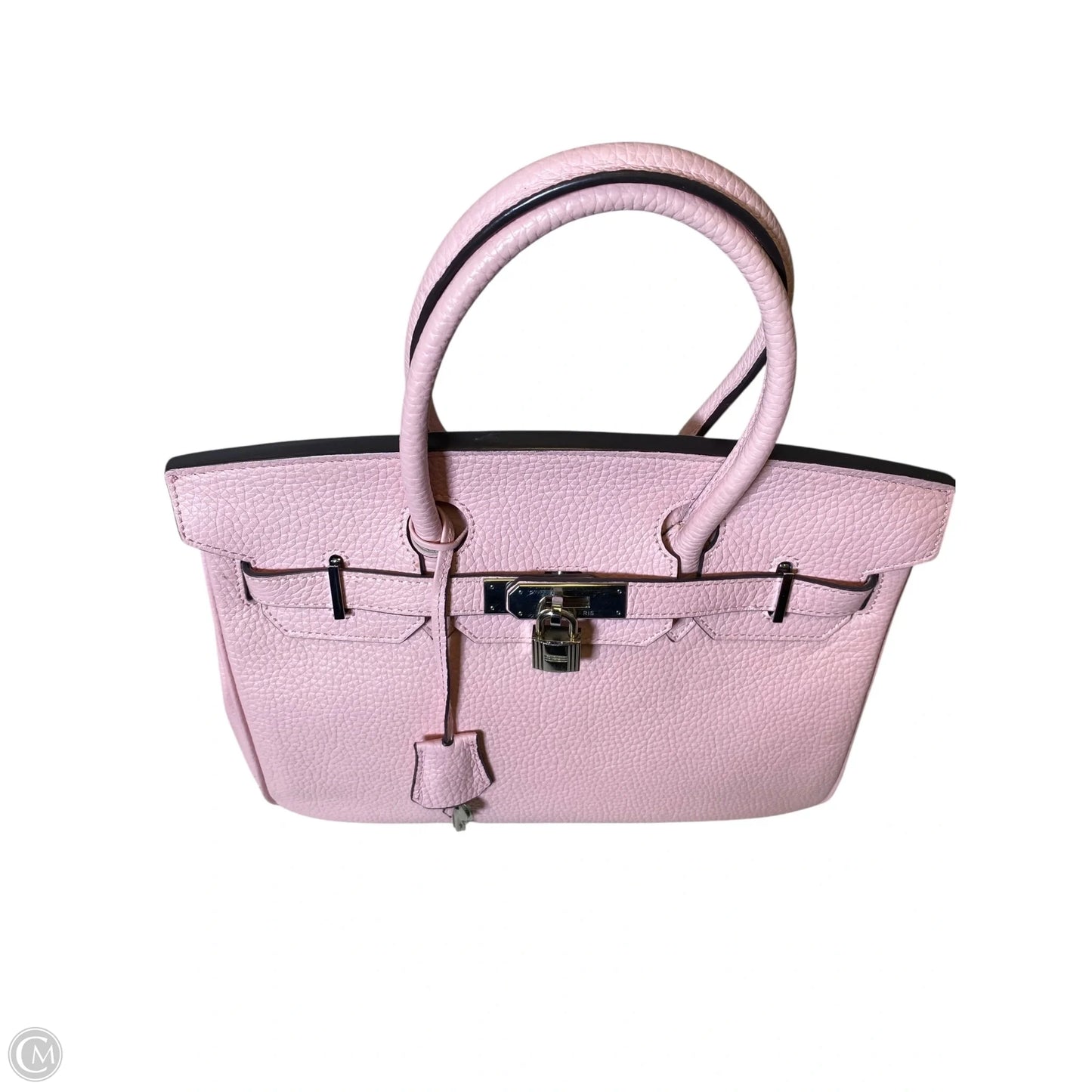Handbag Genuine Leather By Clothes Mentor, Size: Medium