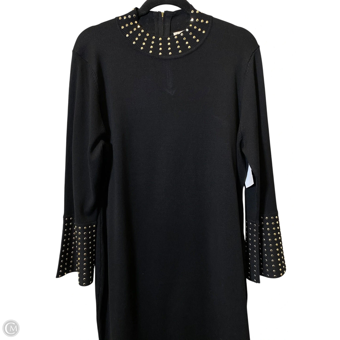 Dress Casual Short By Clothes Mentor In Black & Gold, Size: Xl