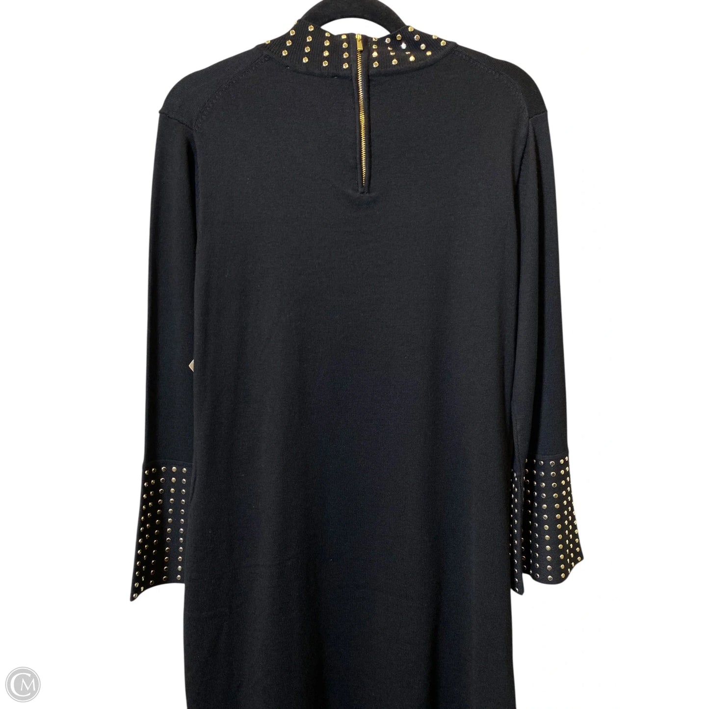 Dress Casual Short By Clothes Mentor In Black & Gold, Size: Xl