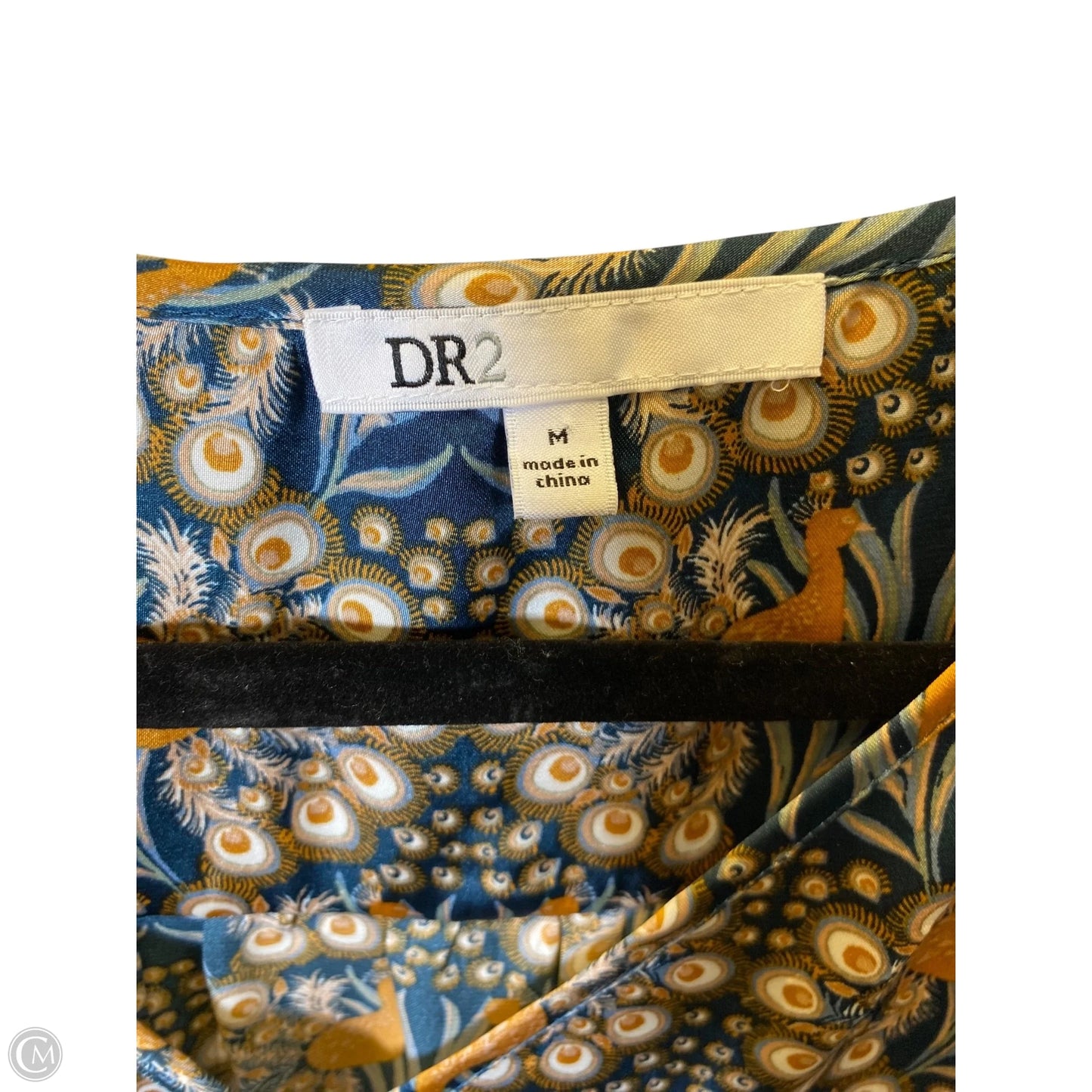 Top Short Sleeve By Dr2 In Multi-colored, Size: M