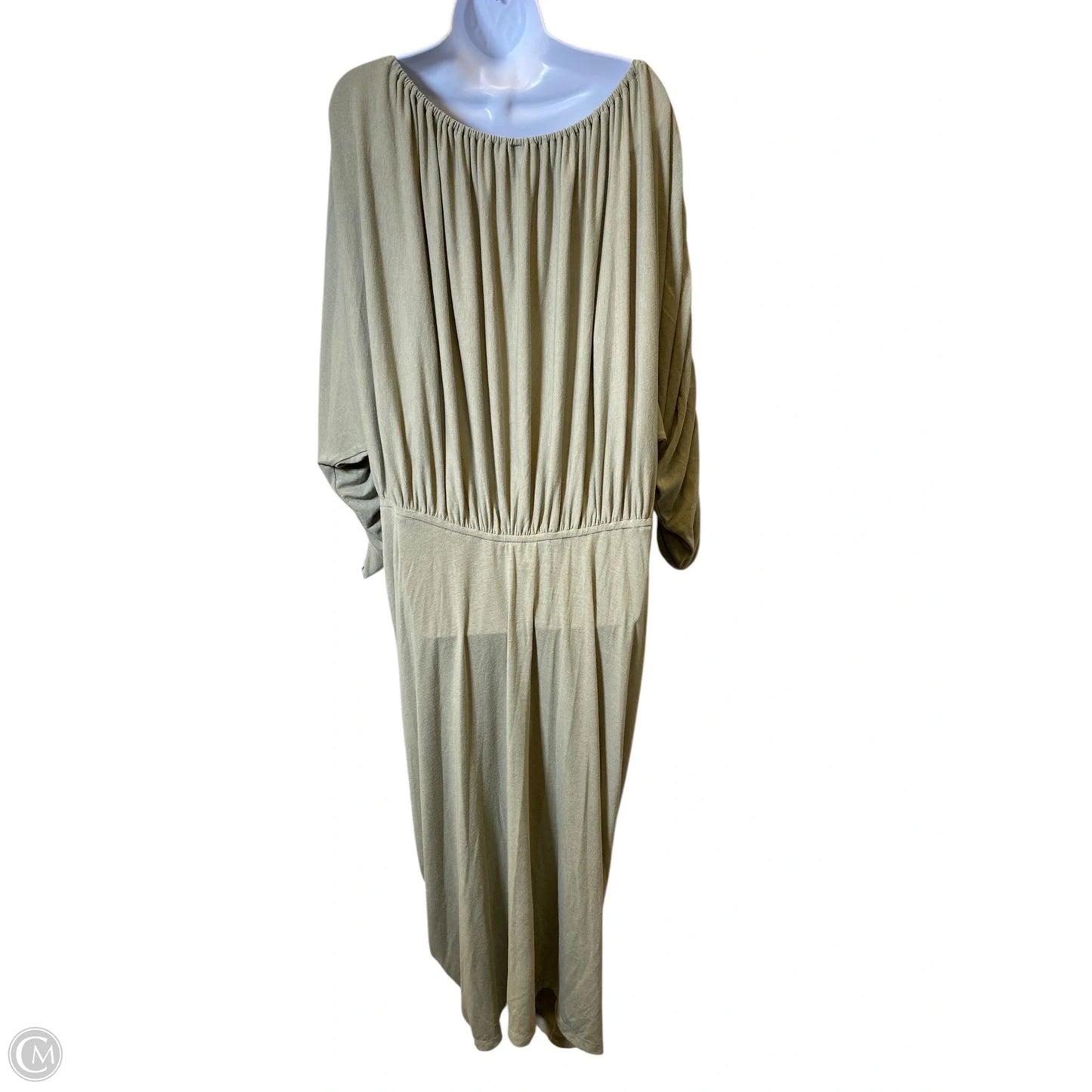 Dress Casual Midi By Anthropologie In Green, Size: 2x
