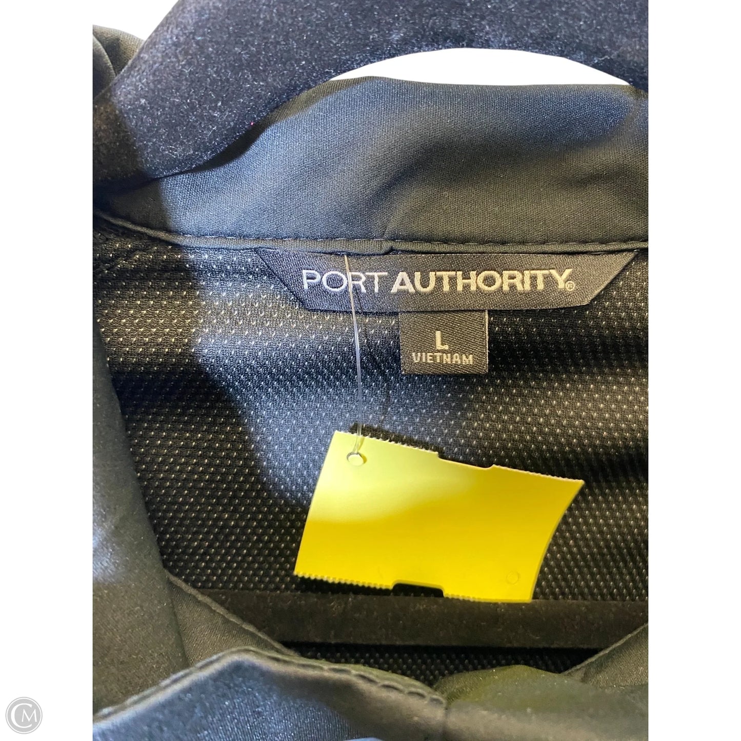 Jacket Windbreaker By Port Authority In Black, Size: L