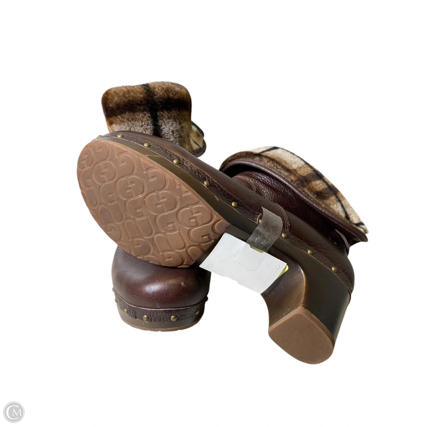 Boots Designer By Ugg In Brown, Size: 8