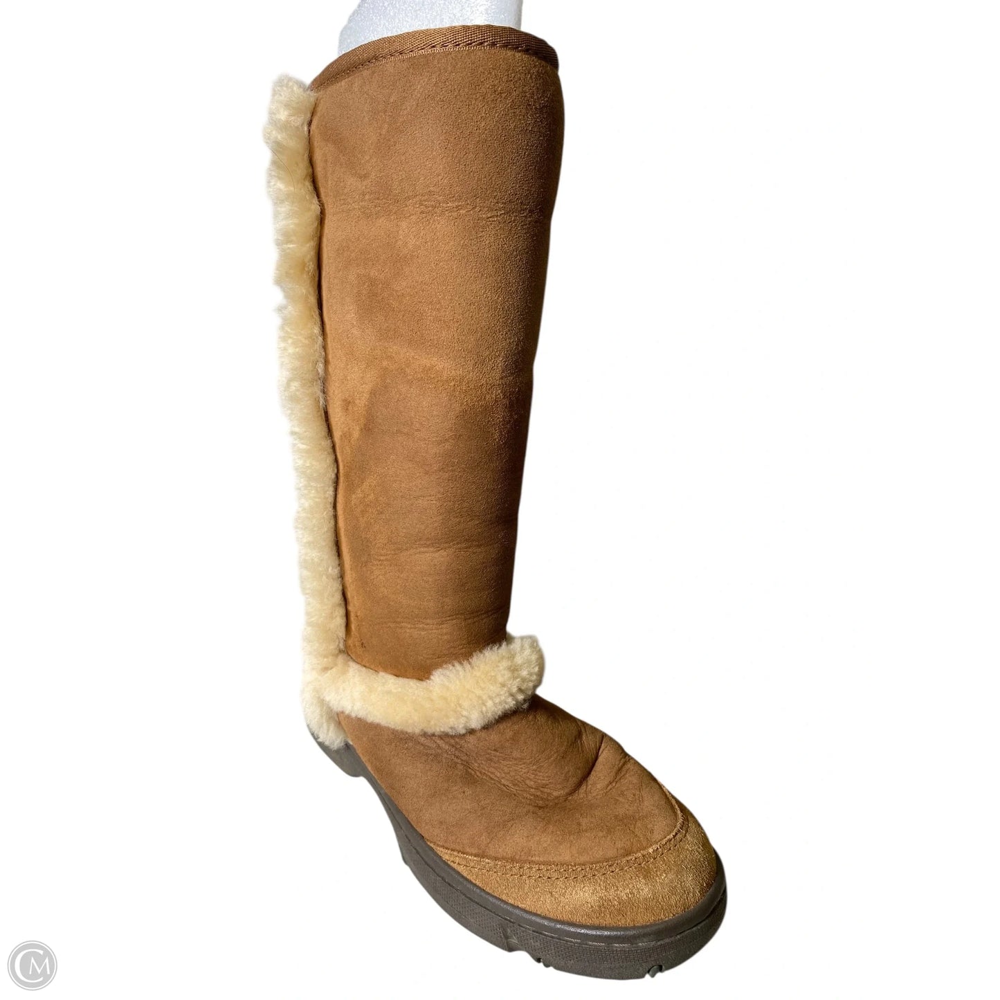 Boots Designer By Ugg In Brown, Size: 8