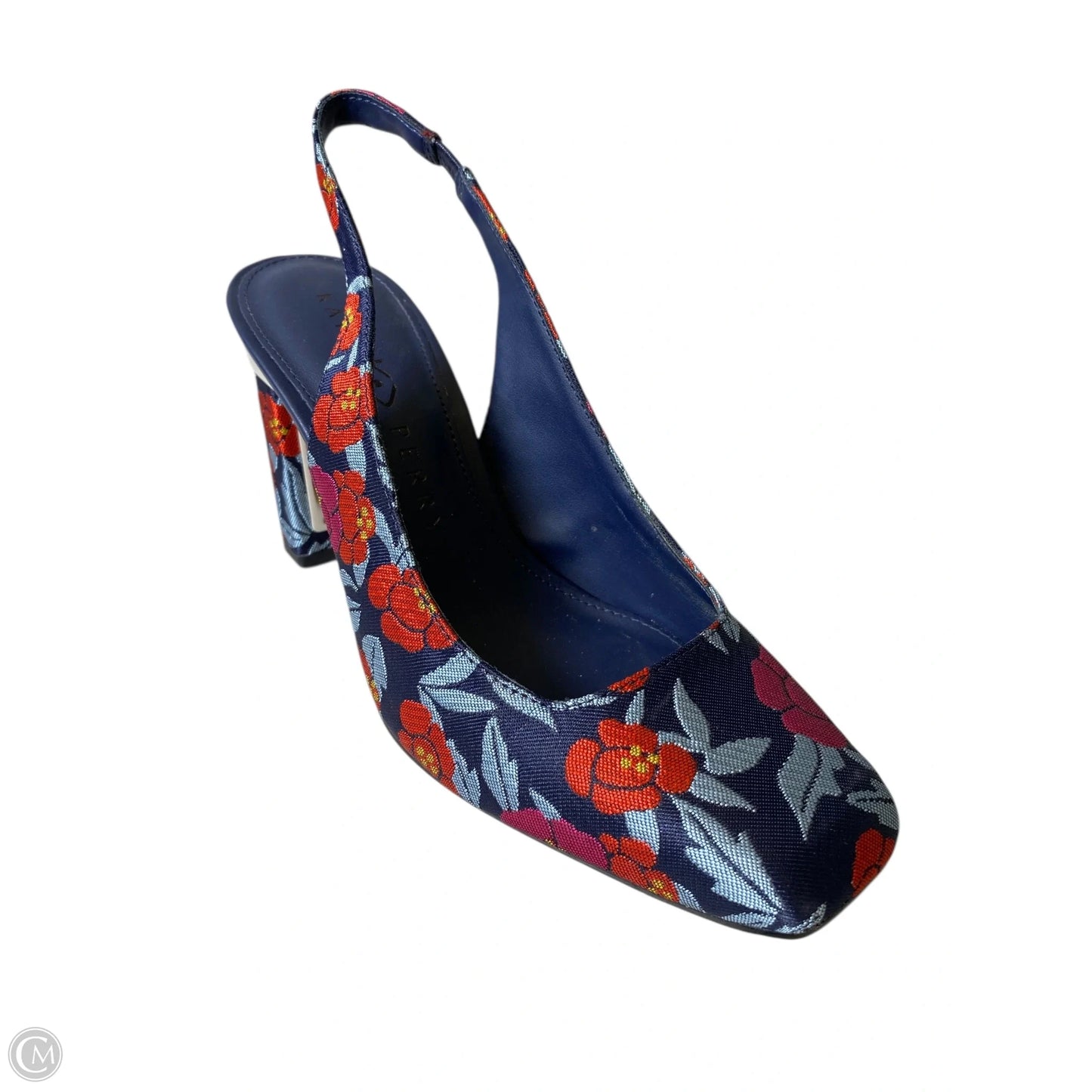 Shoes Heels Block By Katy Perry In Floral Print, Size: 7
