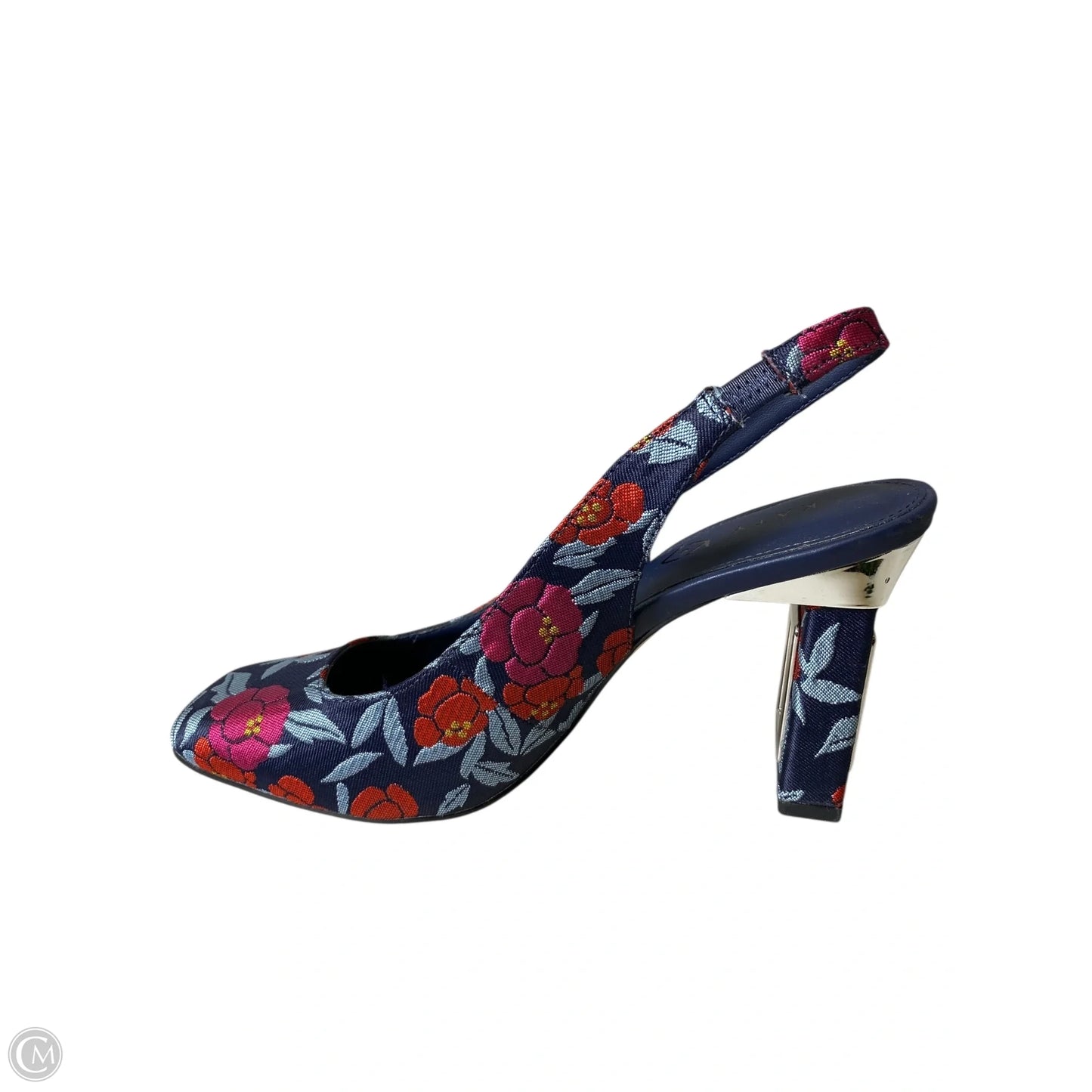 Shoes Heels Block By Katy Perry In Floral Print, Size: 7