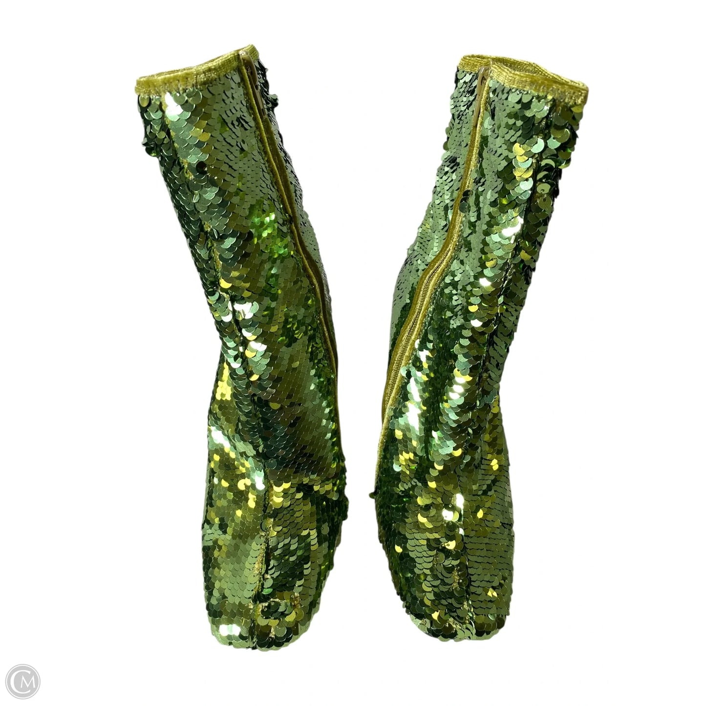 Boots Ankle Heels By Steve Madden In Green, Size: 6.5