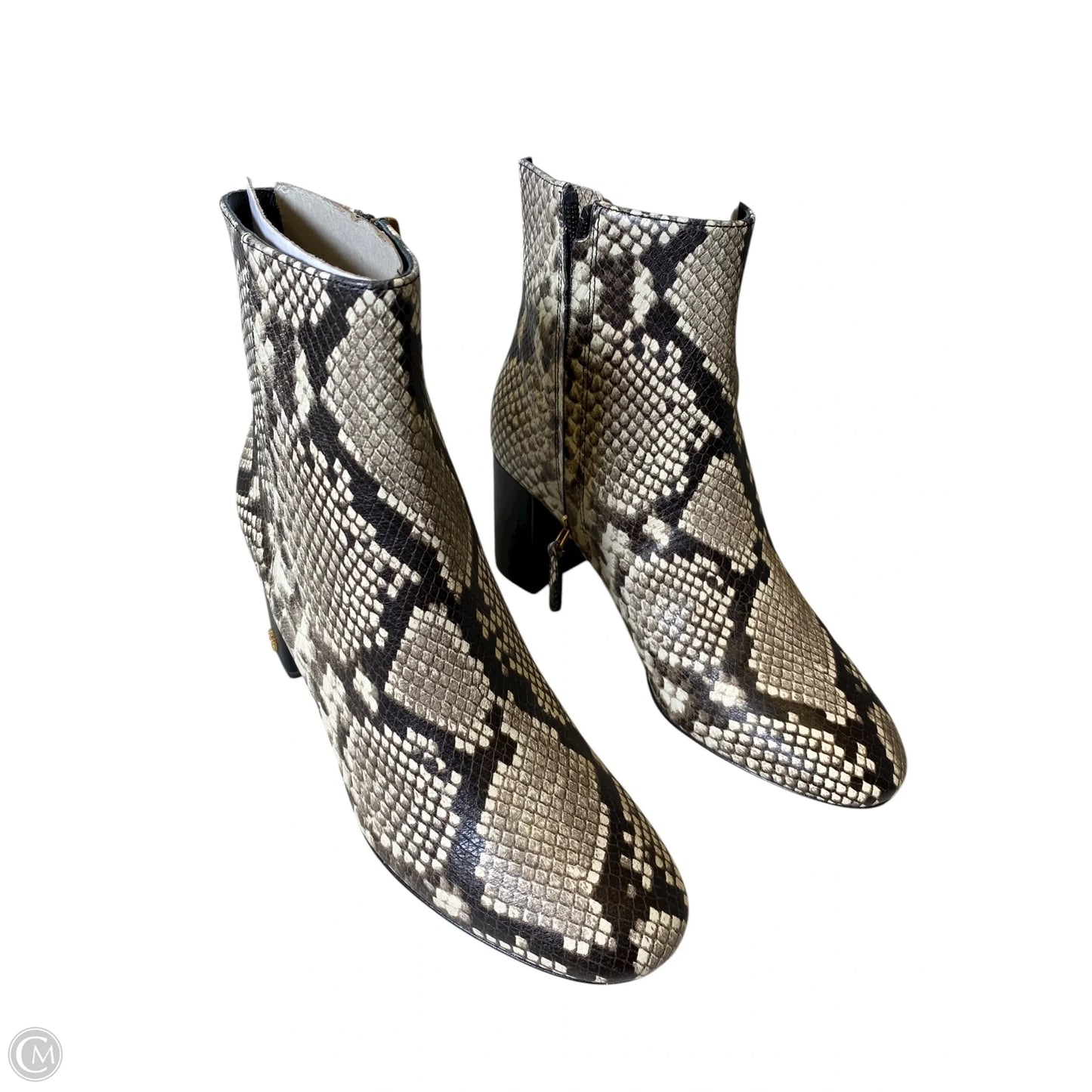 Boots Designer By Tory Burch In Snakeskin Print, Size: 8.5