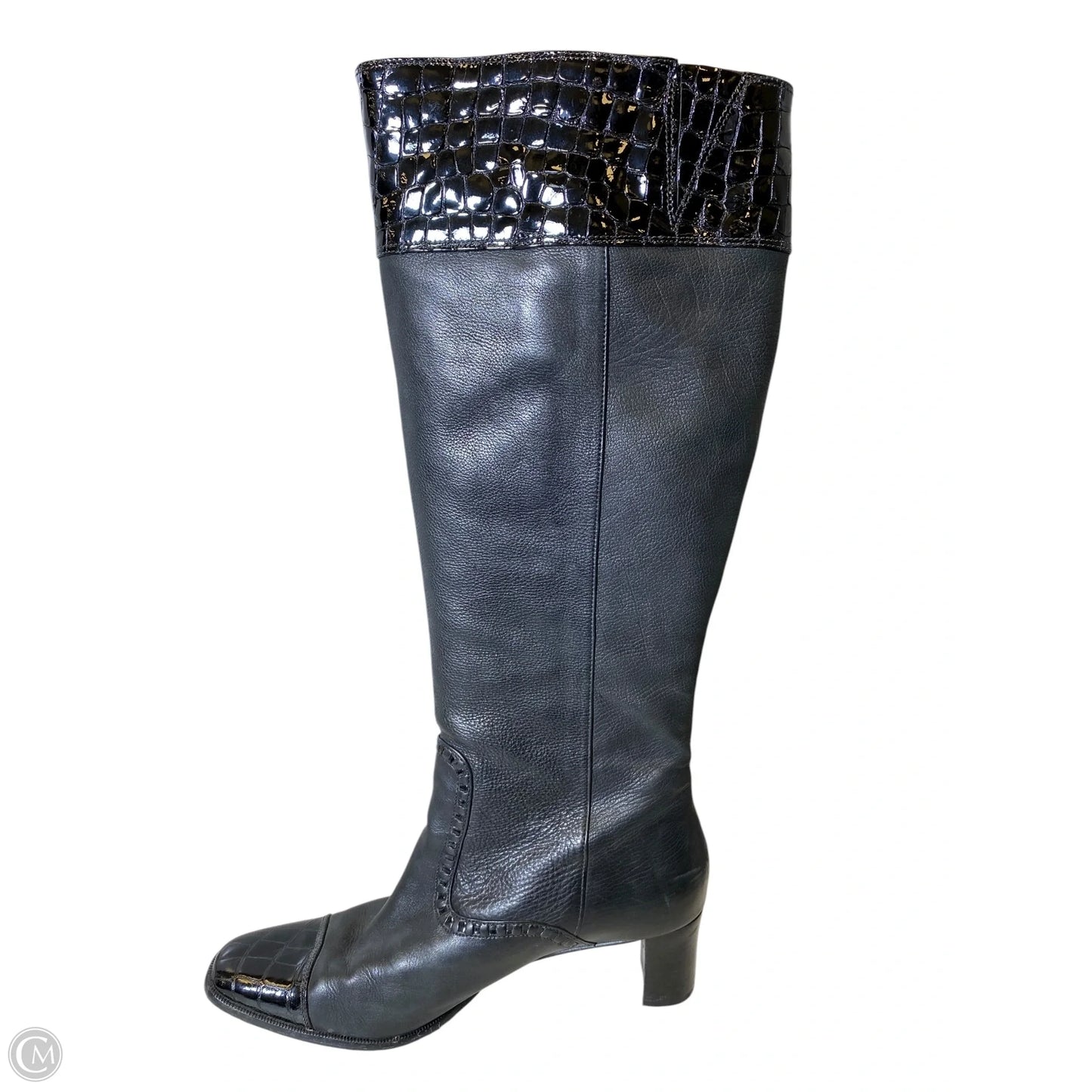 Boots Knee Heels By Brighton In Black, Size: 8.5