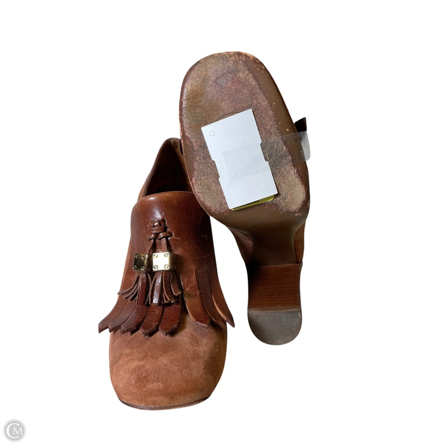 Shoes Designer By Tory Burch In Brown, Size: 8
