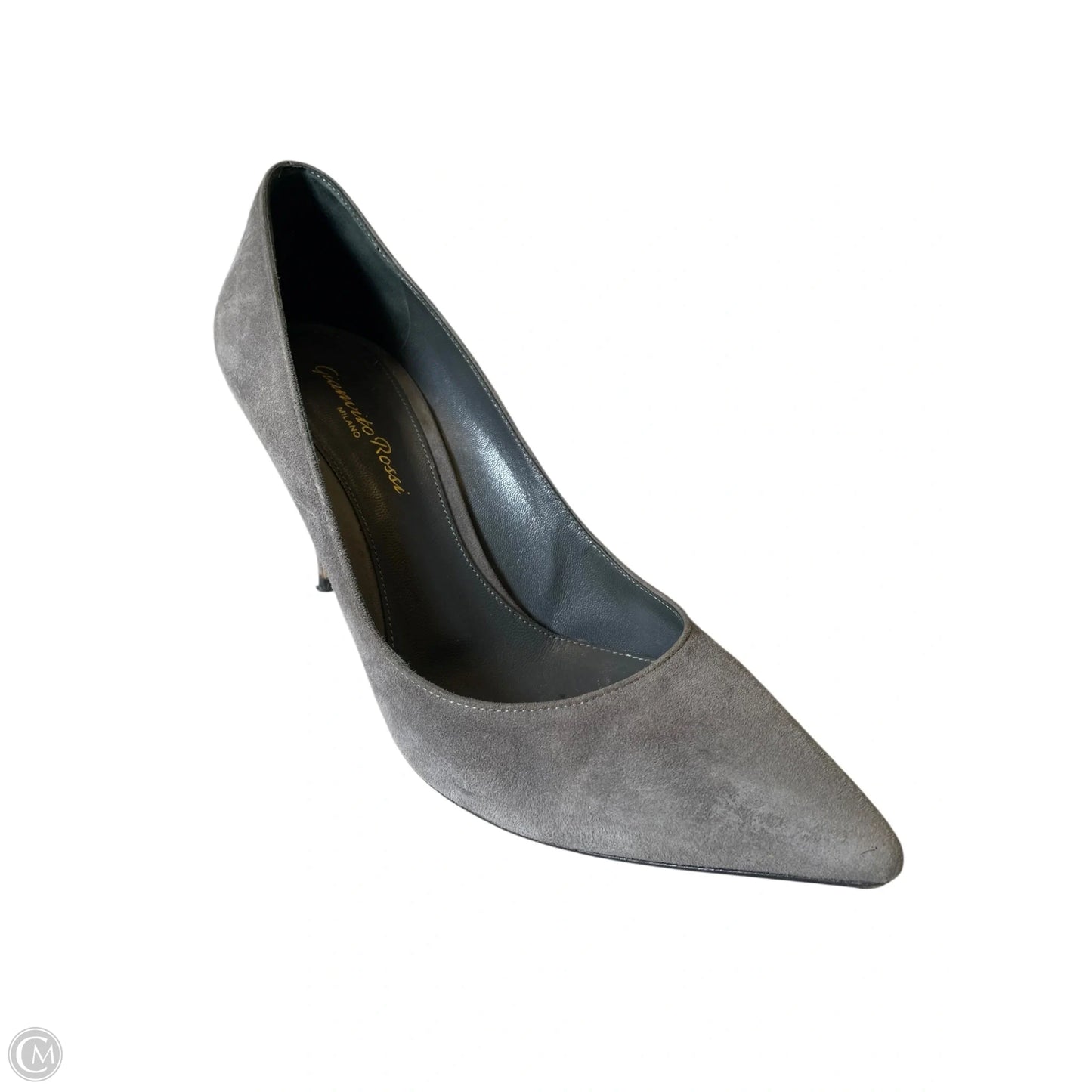 Shoes Heels Stiletto Designer By GIANVITO ROSSI In Grey, Size: 7.5