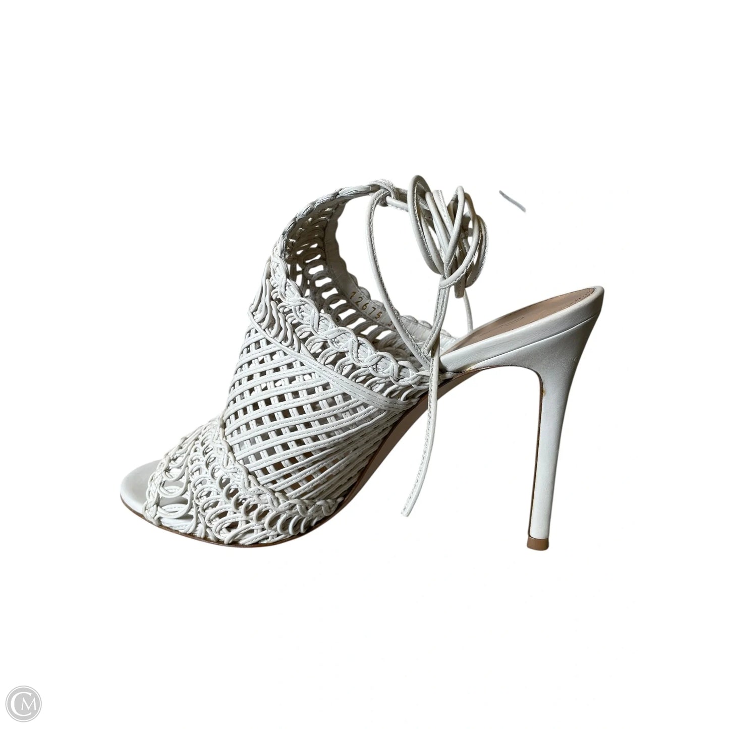 Sandals Heels Stiletto By GIANVITO ROSS In Cream, Size: 8