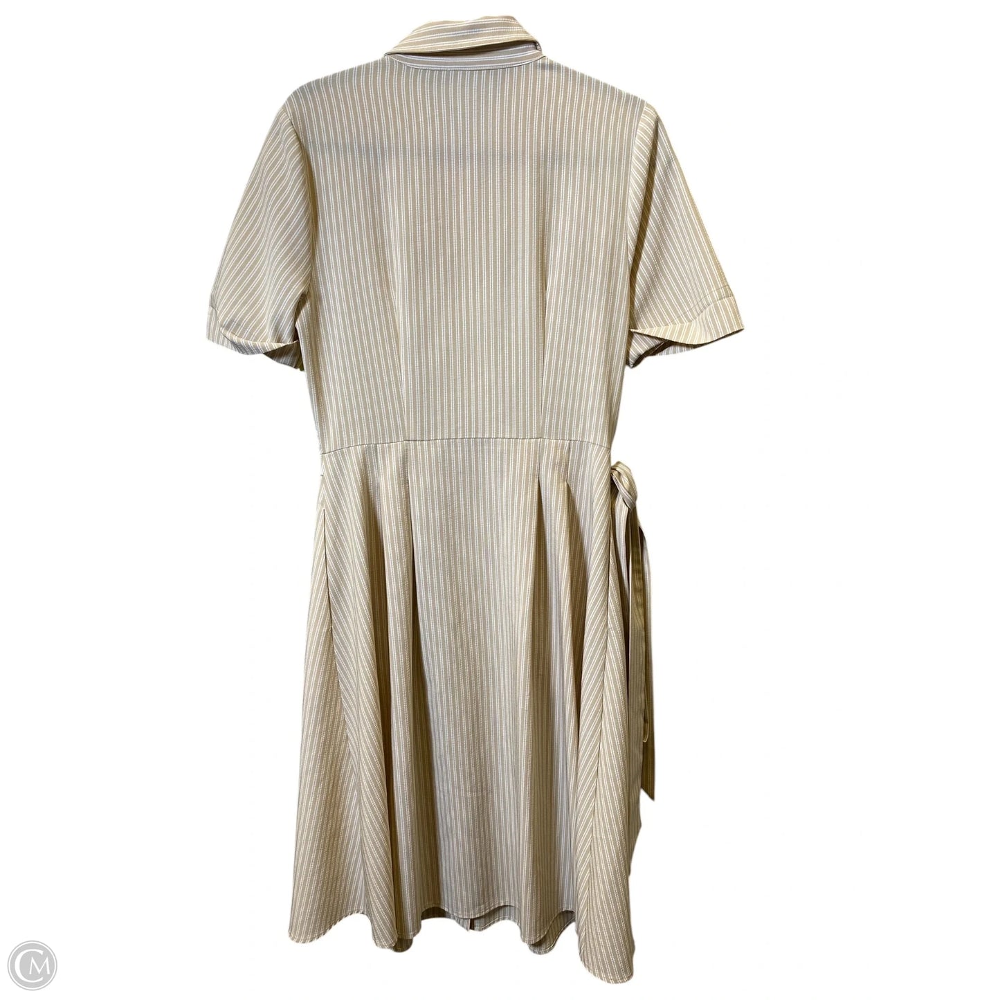 Dress Casual Midi By Alex Marie In Beige, Size: 8