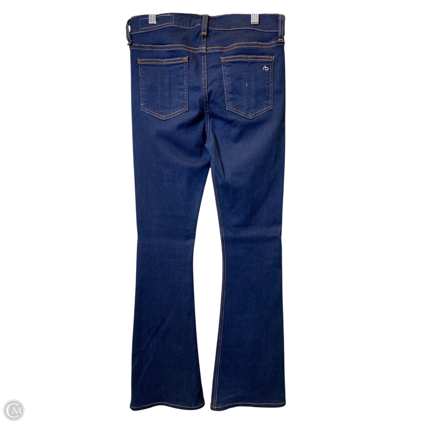 Jeans Boot Cut By Rag And Bone In Blue Denim, Size: 4