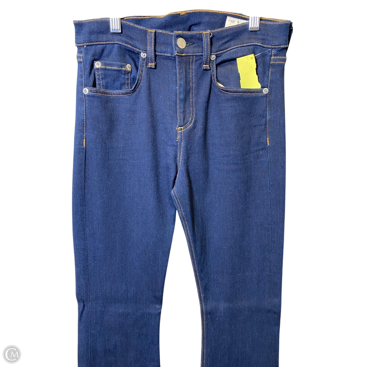 Jeans Boot Cut By Rag And Bone In Blue Denim, Size: 4