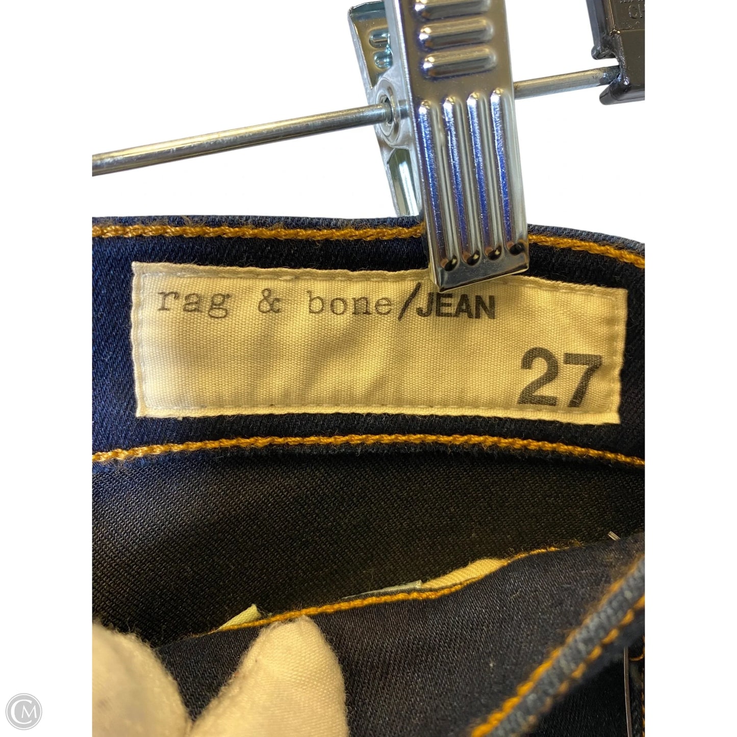 Jeans Boot Cut By Rag And Bone In Blue Denim, Size: 4