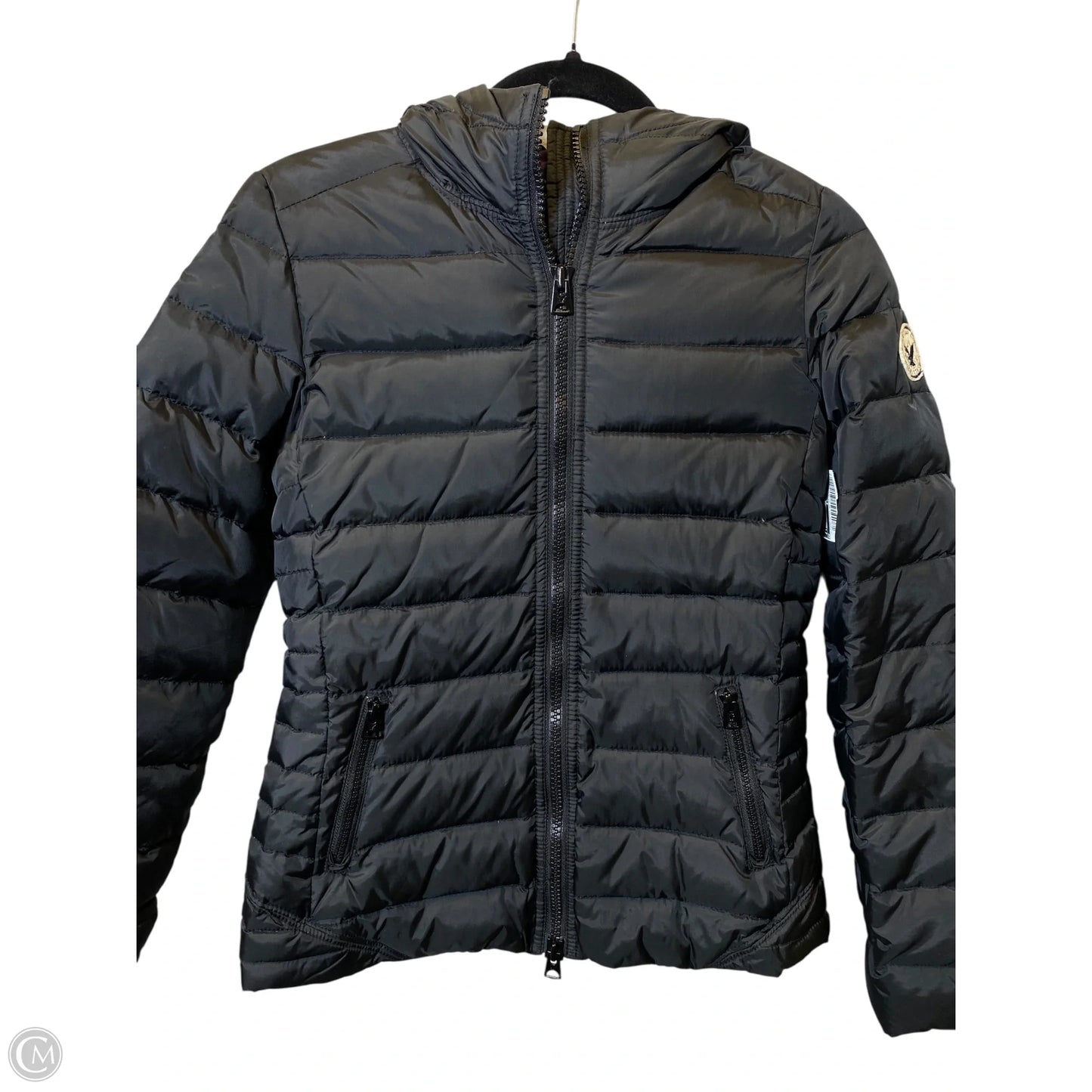 Jacket Puffer & Quilted By American Eagle In Black, Size: S