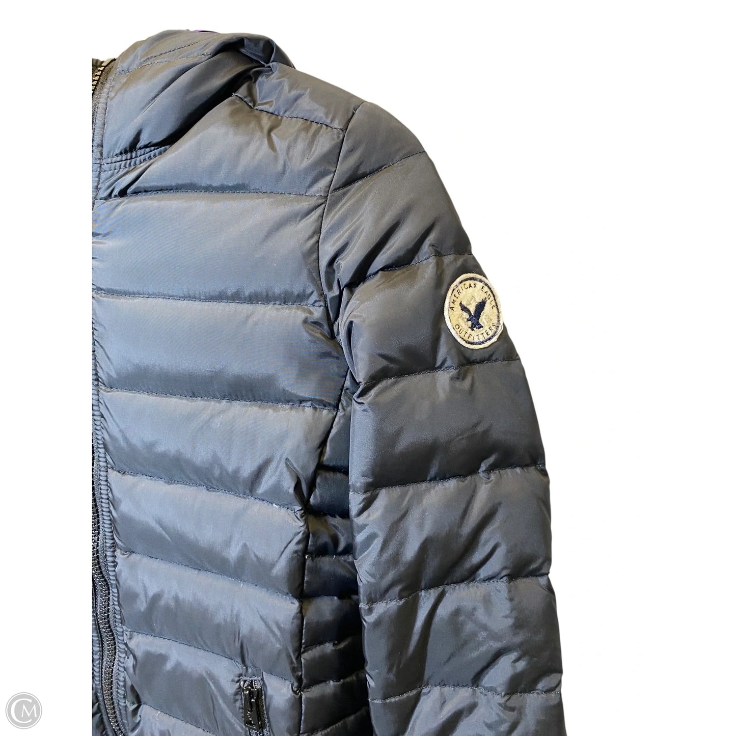 Jacket Puffer & Quilted By American Eagle In Black, Size: S