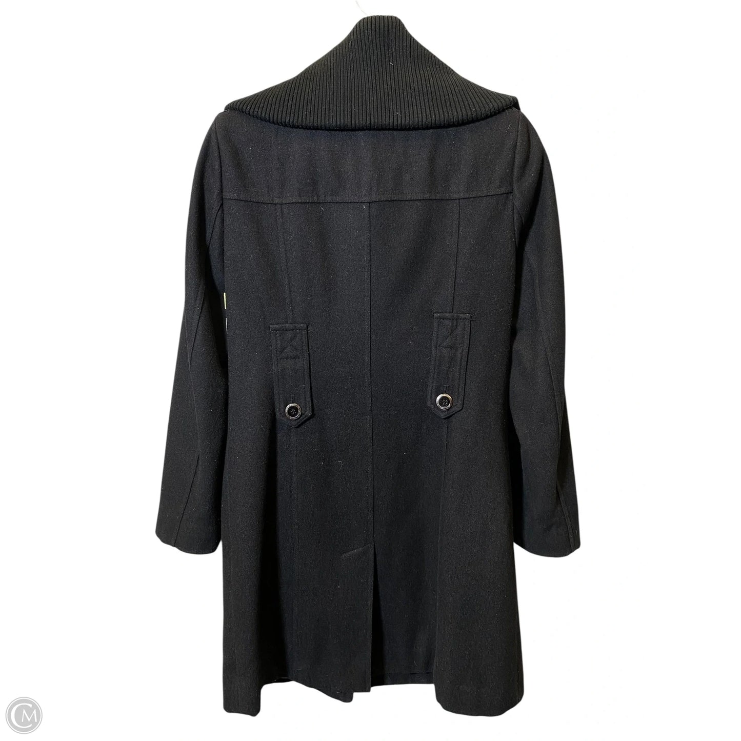 Coat Parka By Calvin Klein In Black, Size: S