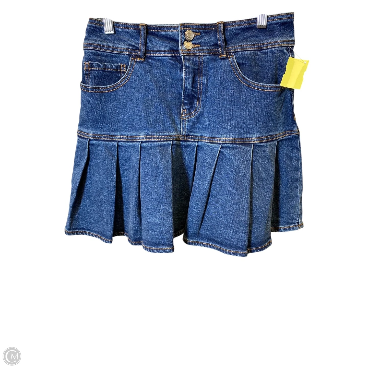 Skirt Mini & Short By Wild Fable In Blue Denim, Size: S