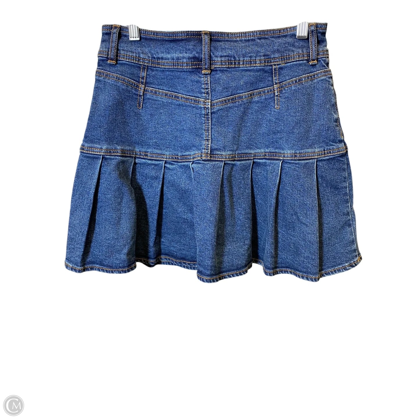 Skirt Mini & Short By Wild Fable In Blue Denim, Size: S