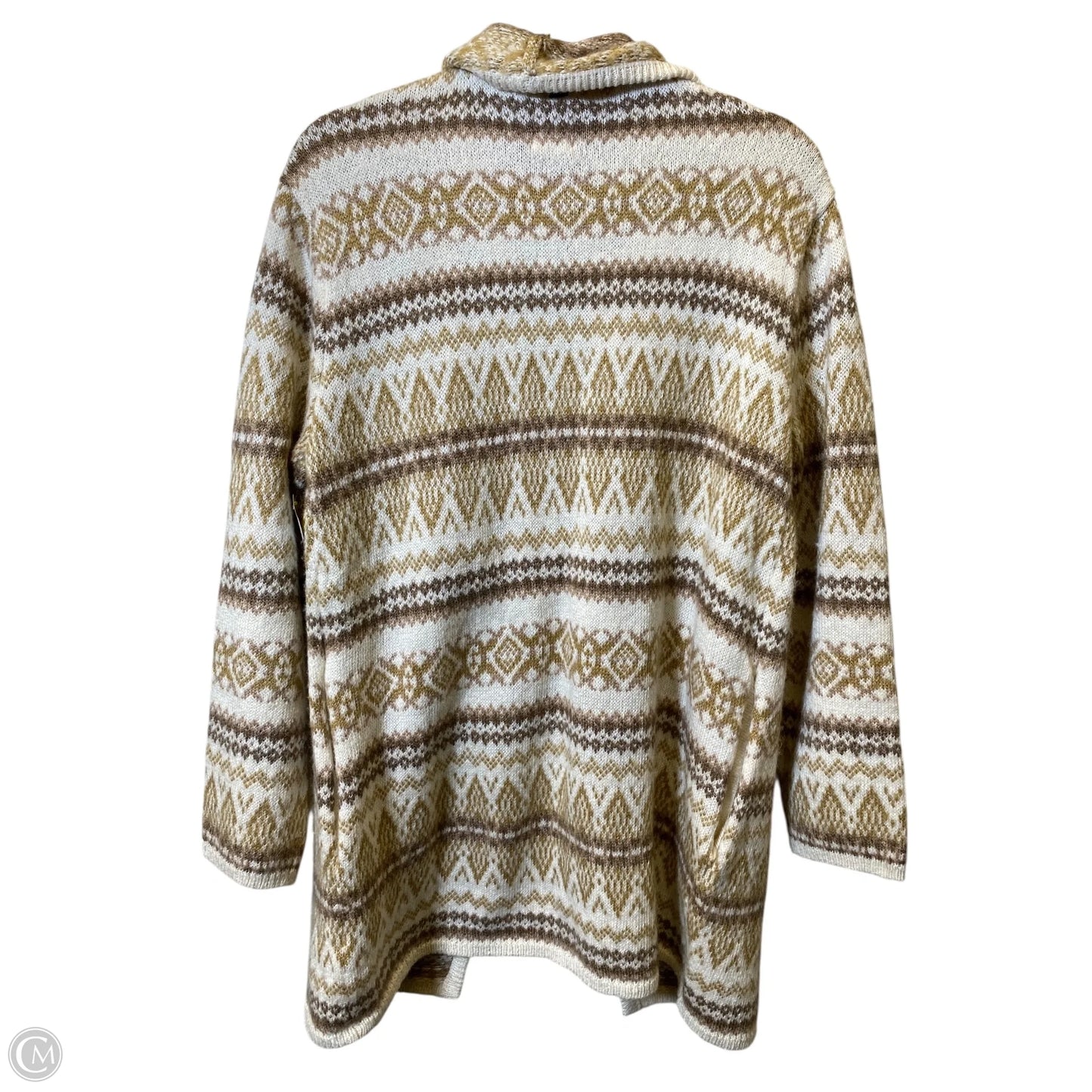 Sweater Cardigan By Good Hart In Multi-colored, Size: S