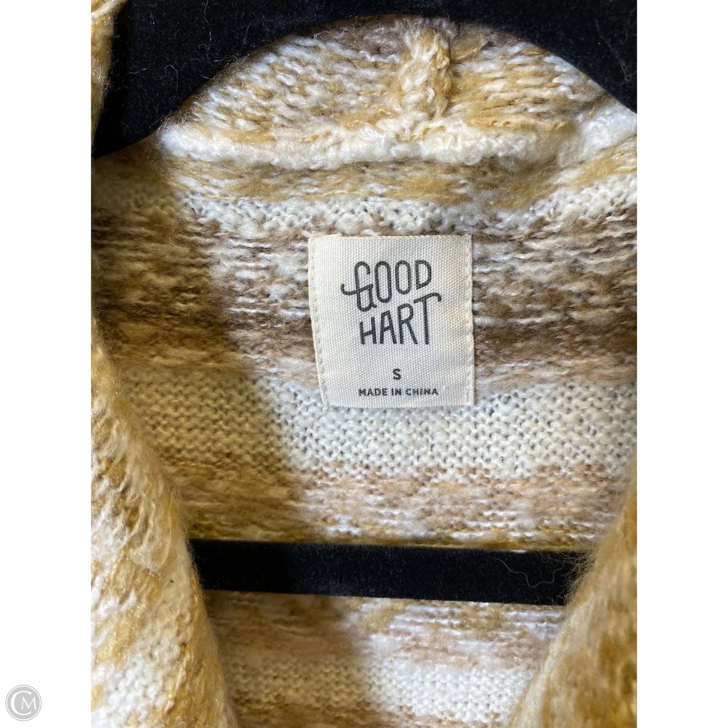 Sweater Cardigan By Good Hart In Multi-colored, Size: S