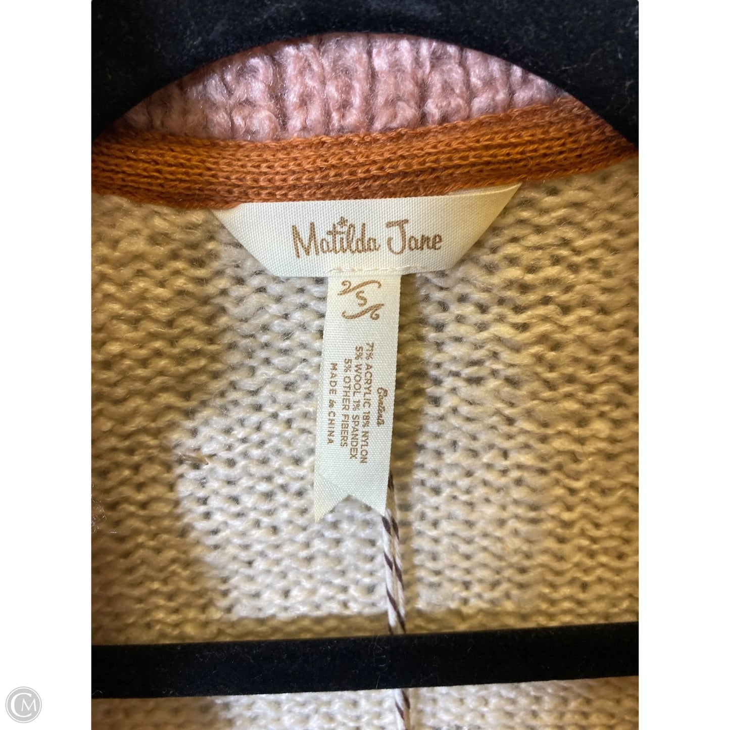 Sweater Cardigan By Matilda Jane In Multi-colored, Size: S