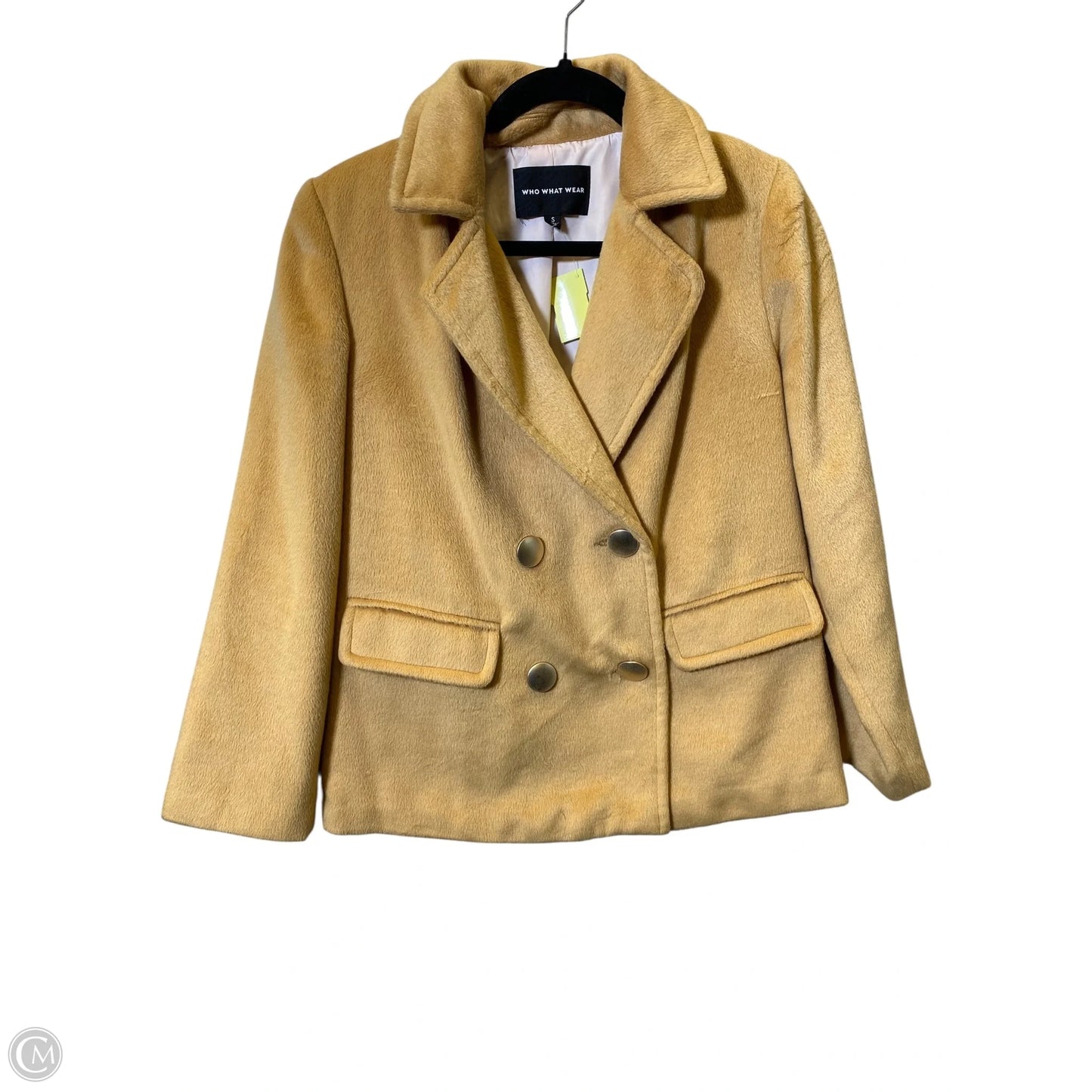Jacket Moto By Who What Wear In Beige, Size: S