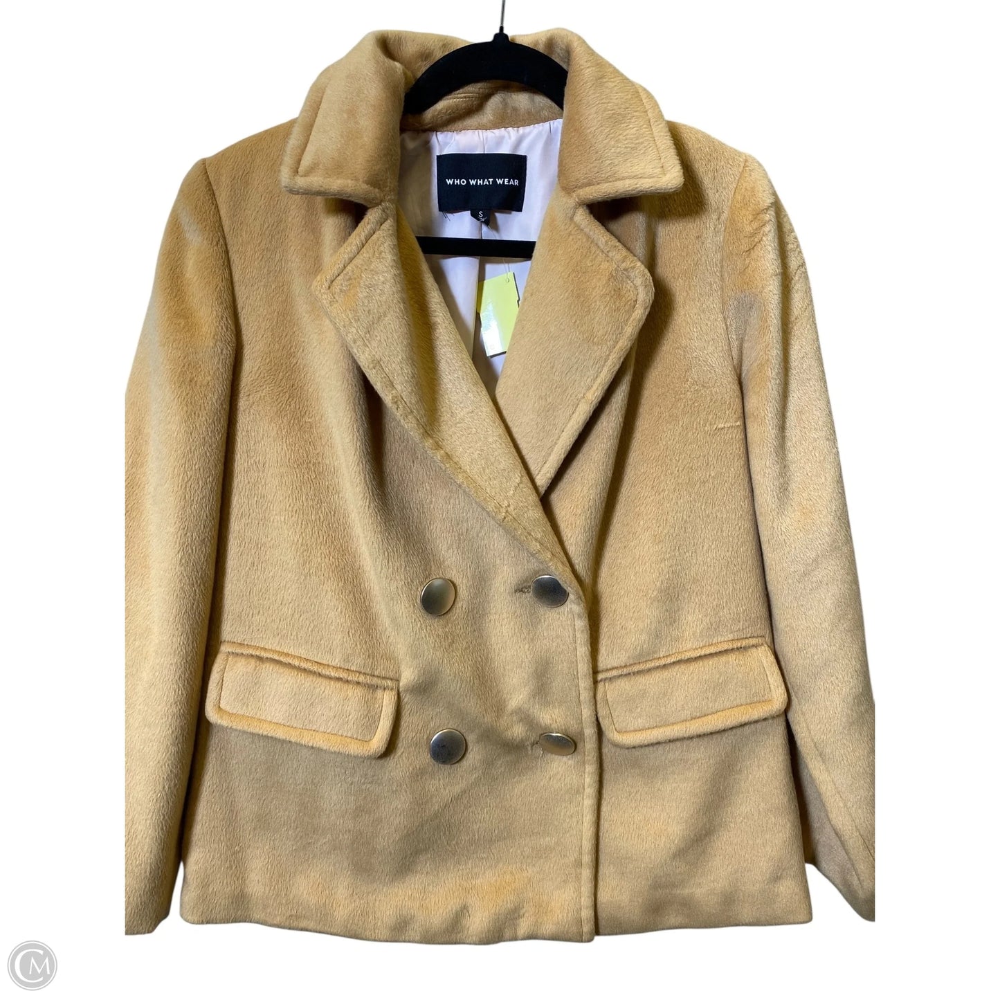 Jacket Moto By Who What Wear In Beige, Size: S