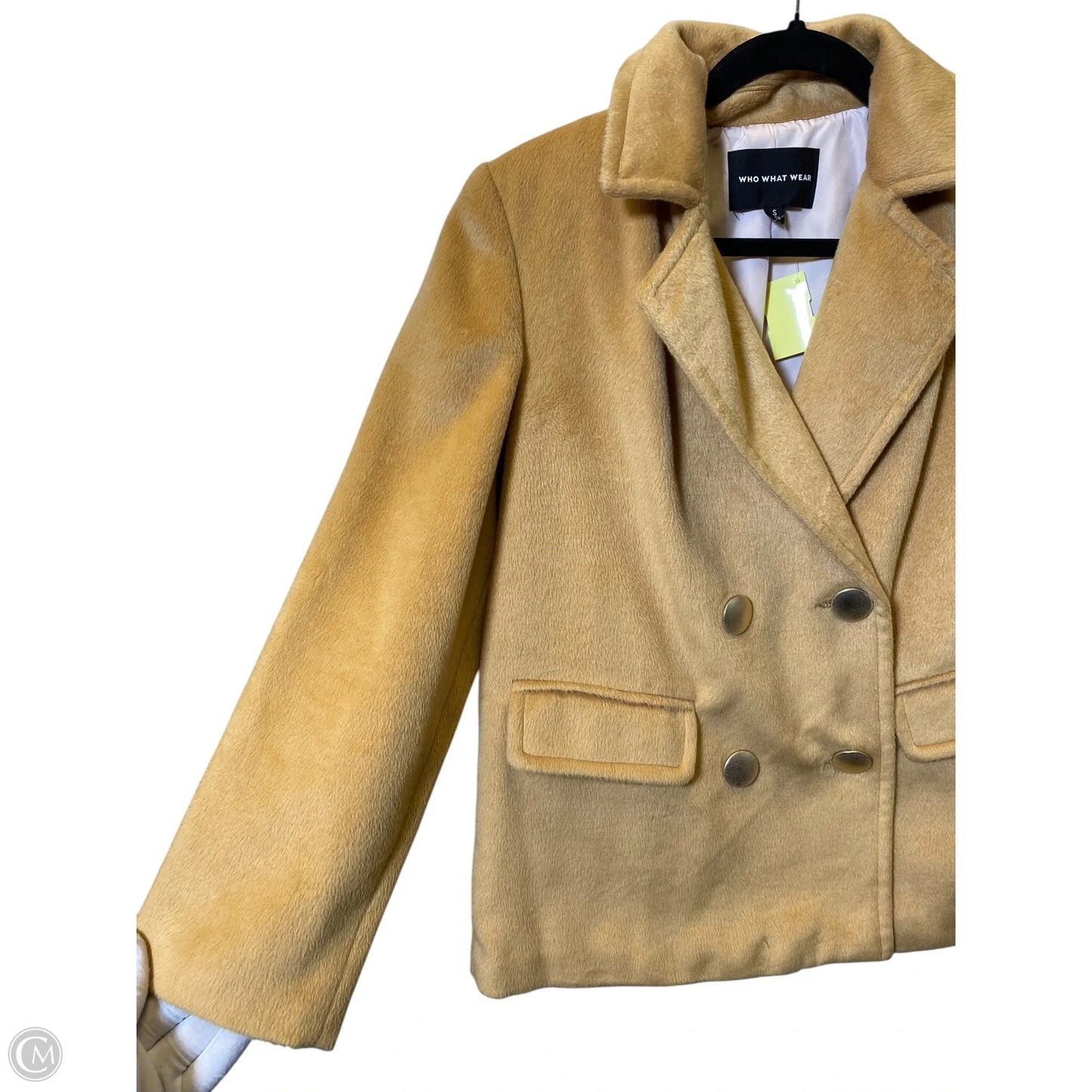 Jacket Moto By Who What Wear In Beige, Size: S
