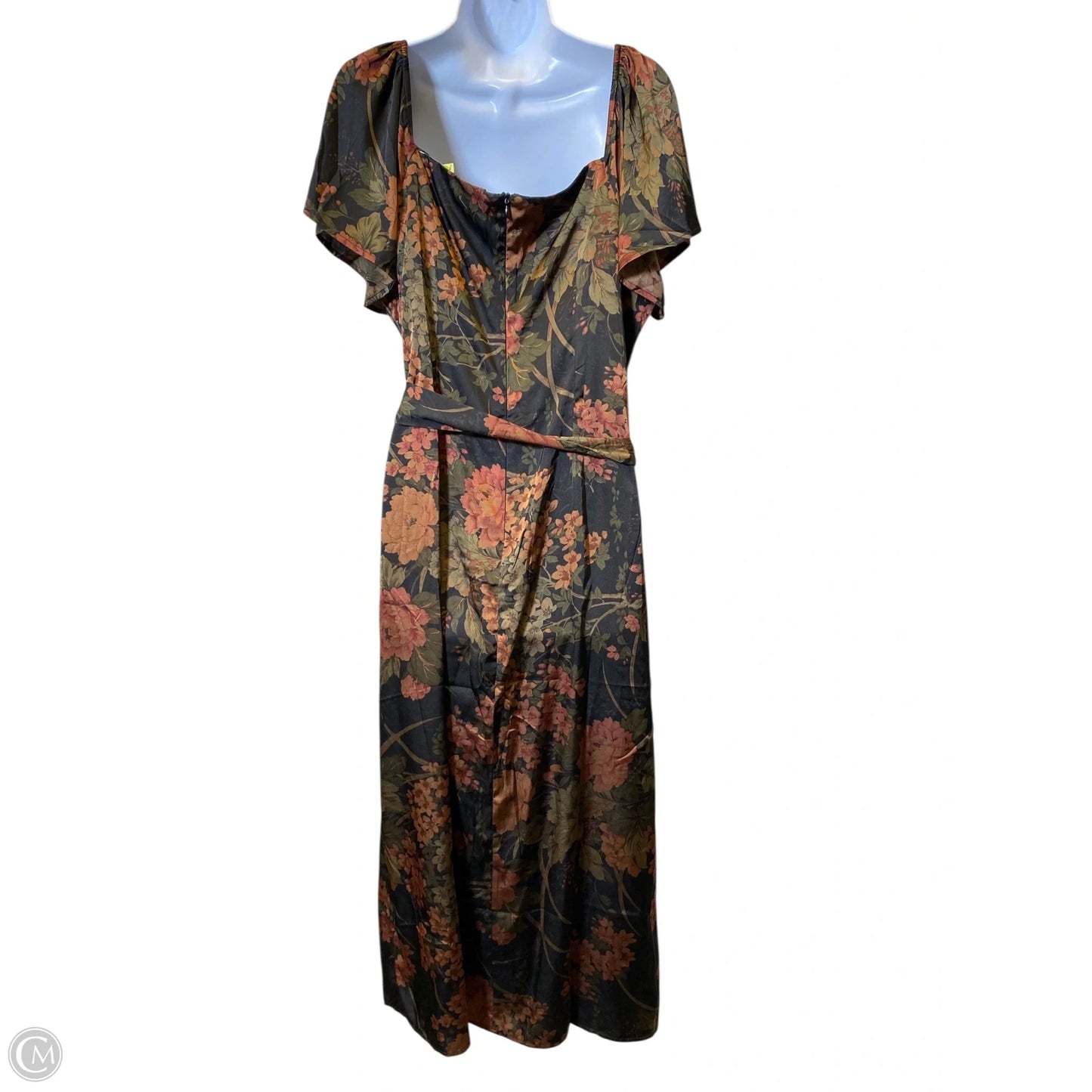 Dress Casual Midi By Lulus In Floral Print, Size: Xl